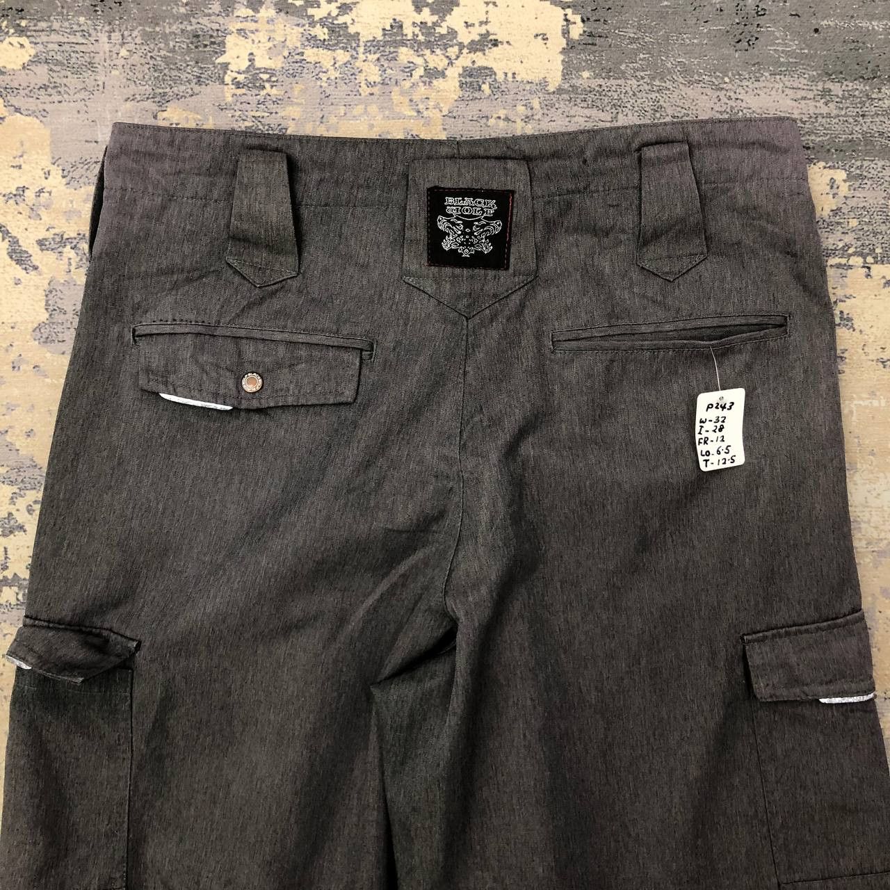 Japanese Brand P243 JAPAN WORKWEAR BLACK WOLF CARGO PANTS Size US 34 / EU 50 - 4 Thumbnail