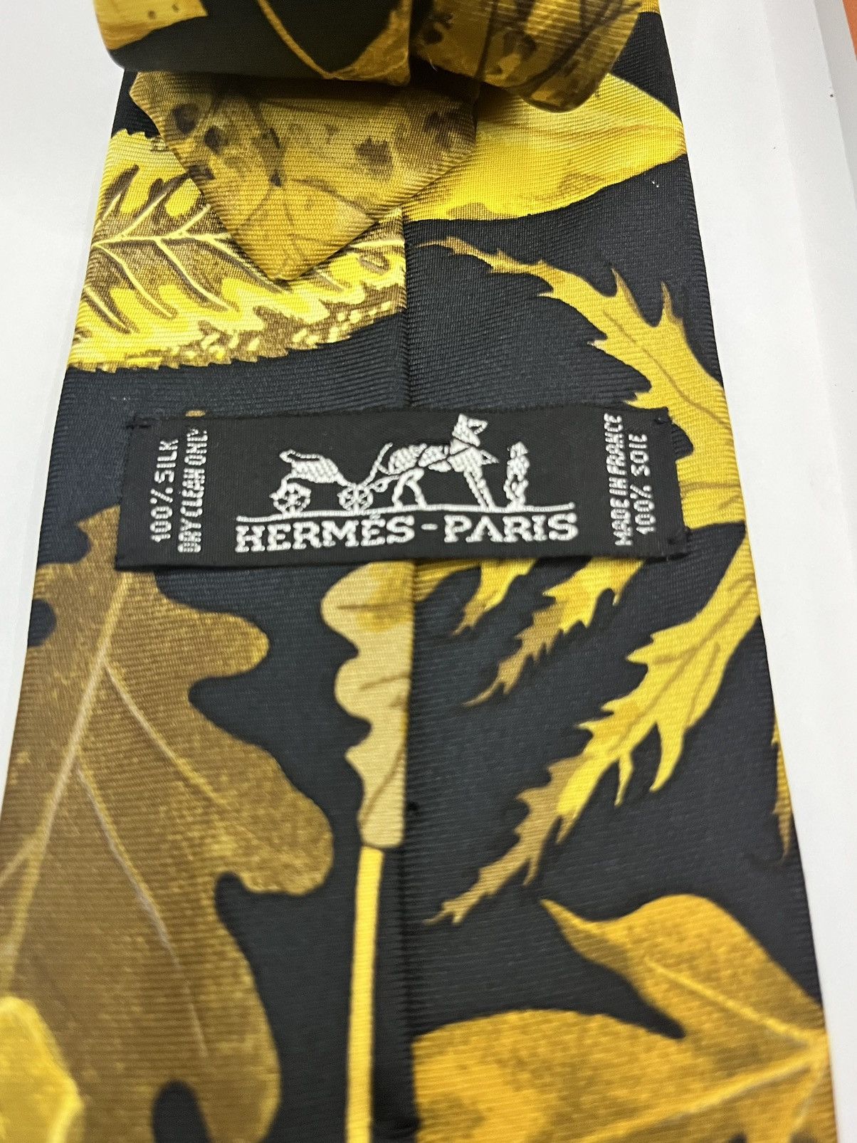 Hermes Hand Painted Hermes Tie Size ONE SIZE - 5 Thumbnail
