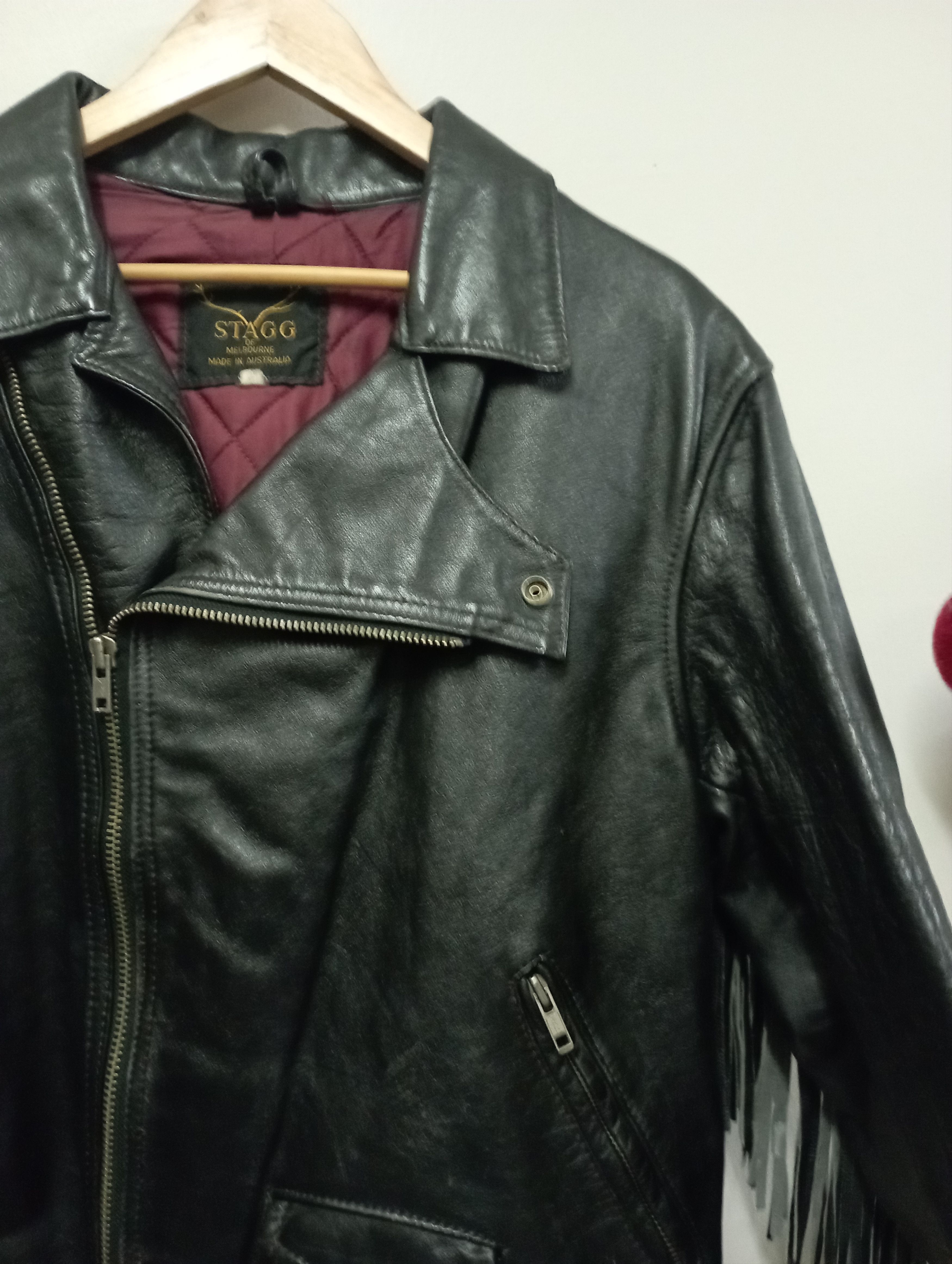 Schott Vintage Cowboy STAGG Bikers Leather Jacket Size US M / EU 48-50 / 2 - 3 Thumbnail
