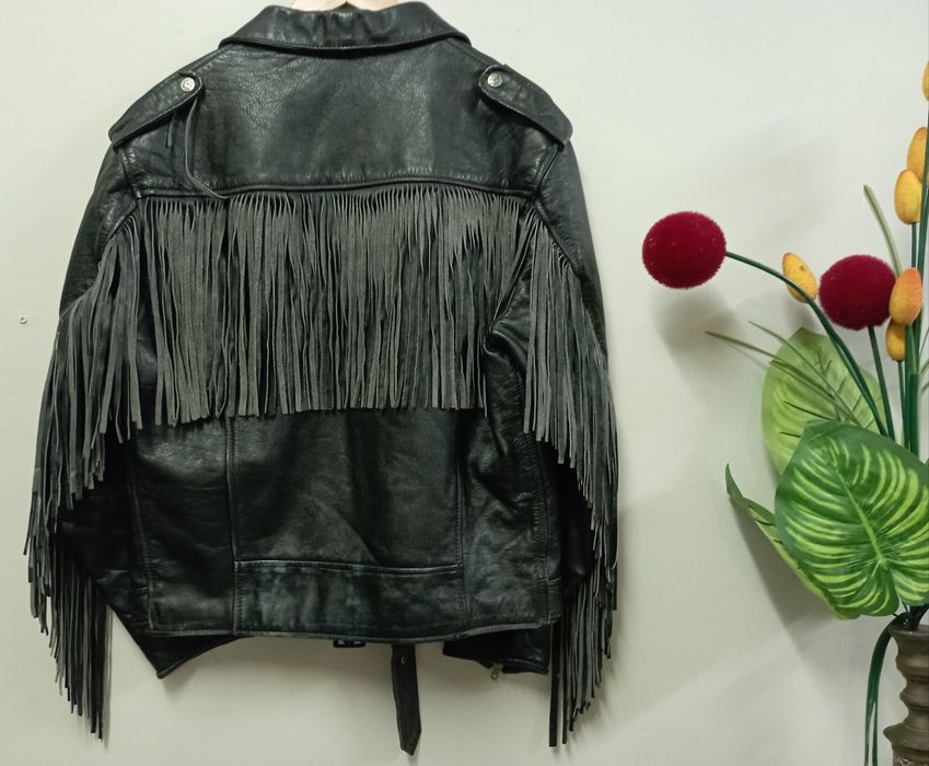 Vintage stagg shop leather jacket