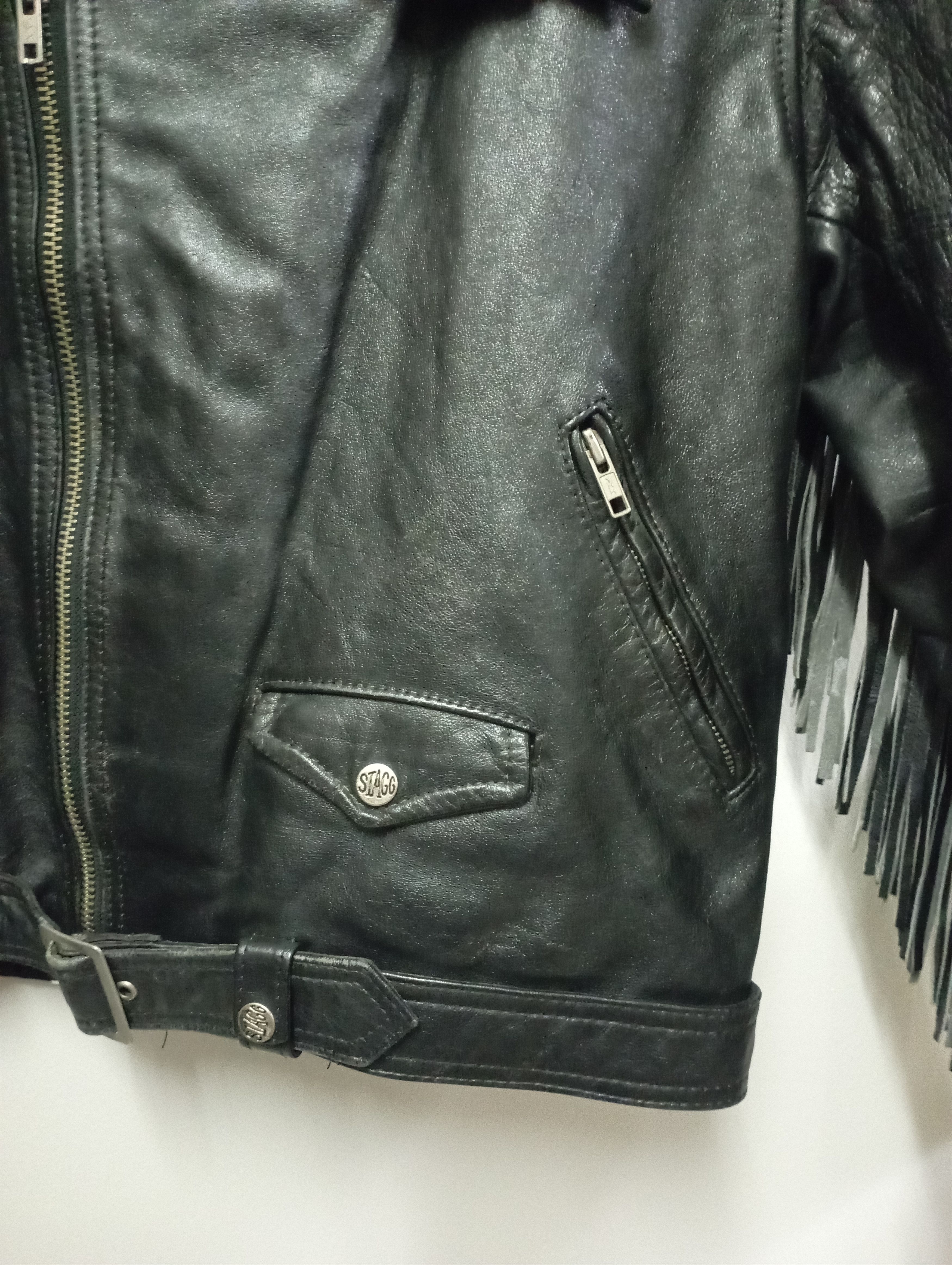 Schott Vintage Cowboy STAGG Bikers Leather Jacket Size US M / EU 48-50 / 2 - 4 Thumbnail