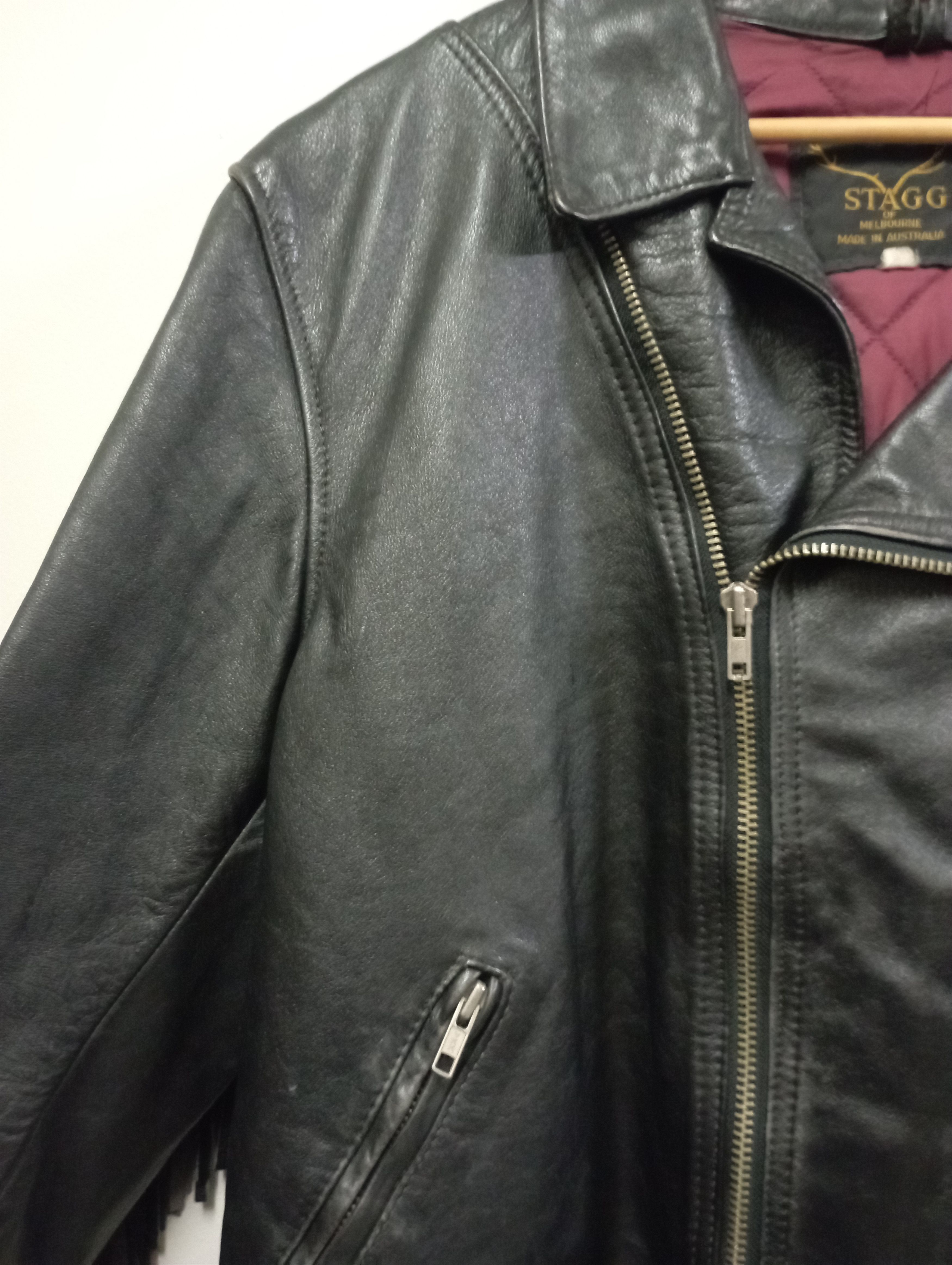 Schott Vintage Cowboy STAGG Bikers Leather Jacket Size US M / EU 48-50 / 2 - 5 Thumbnail