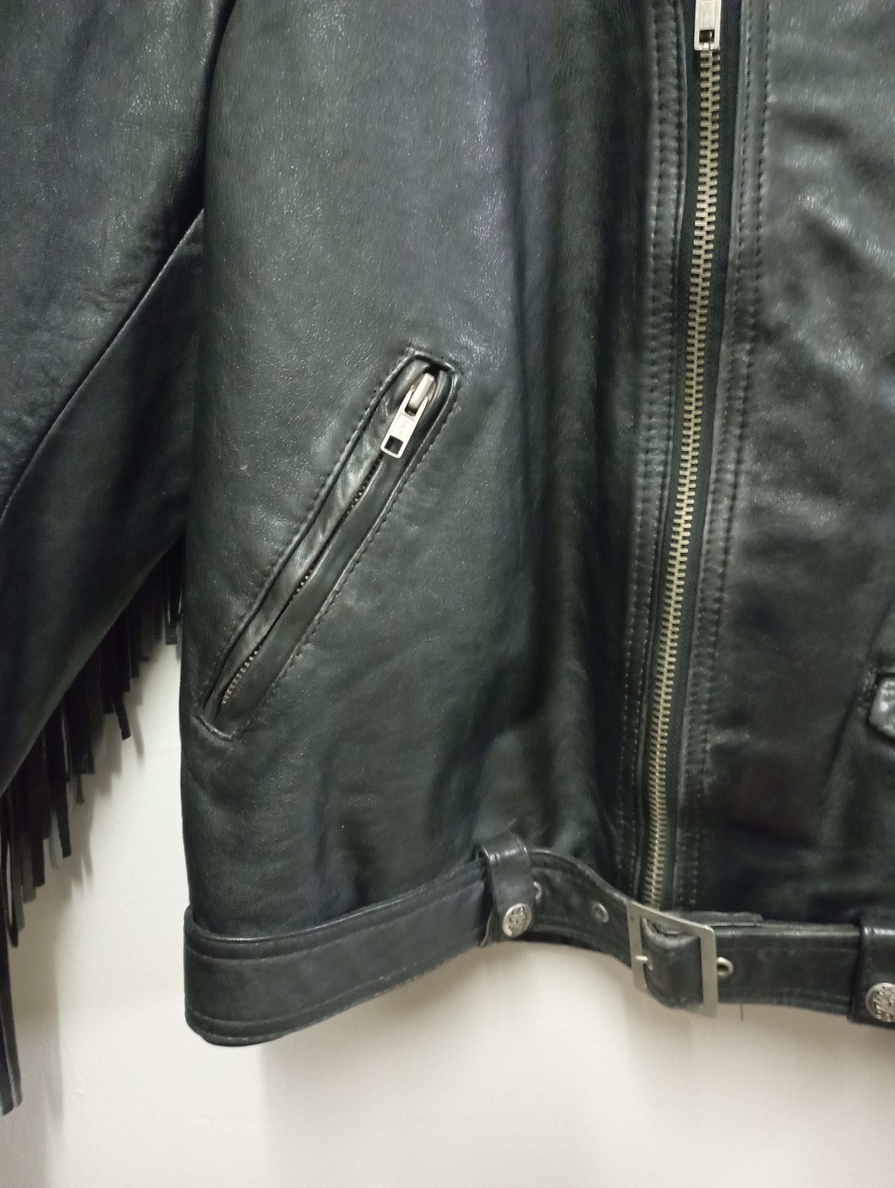 Schott Vintage Cowboy STAGG Bikers Leather Jacket Size US M / EU 48-50 / 2 - 6 Thumbnail