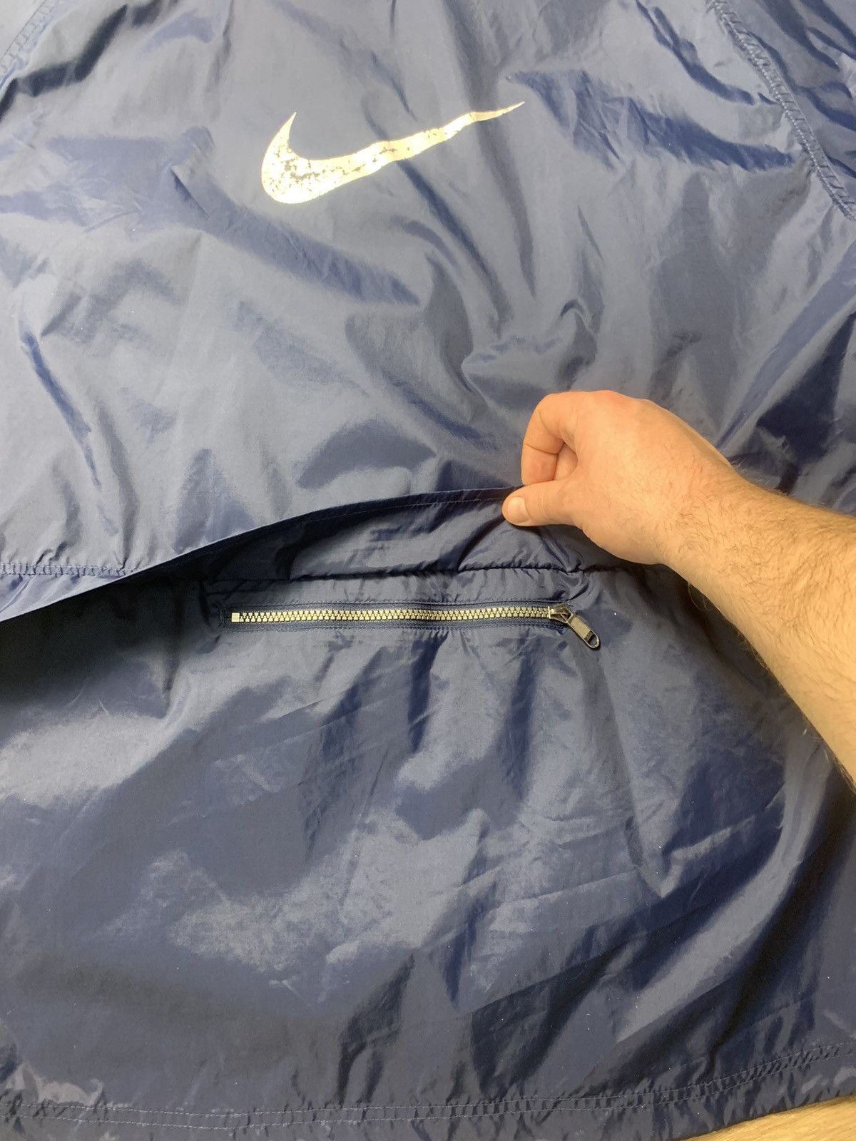 Nike × Vintage Vintage Nike Nylon Truck Jacket Size US XXL / EU 58 / 5 - 12 Thumbnail