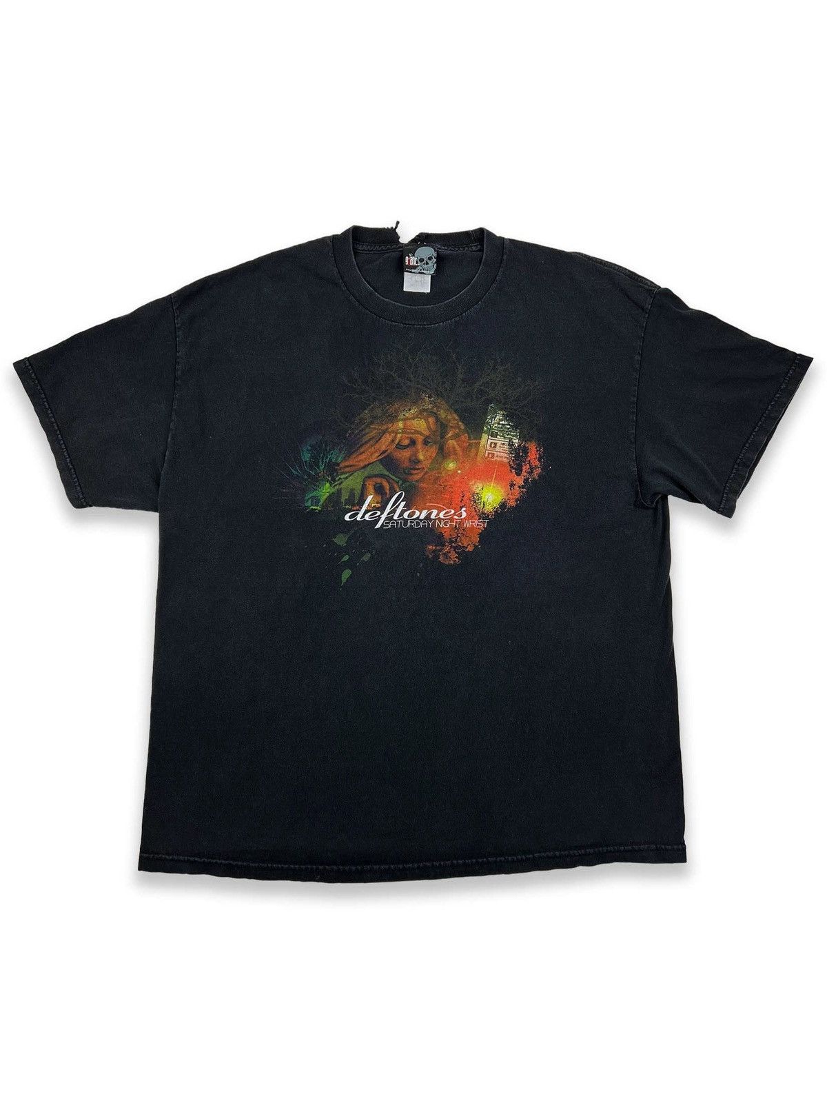 image of Band Tees x Vintage 2006 Vintage Deftones Saturday Night Wrist Tee XL in Black, Men's