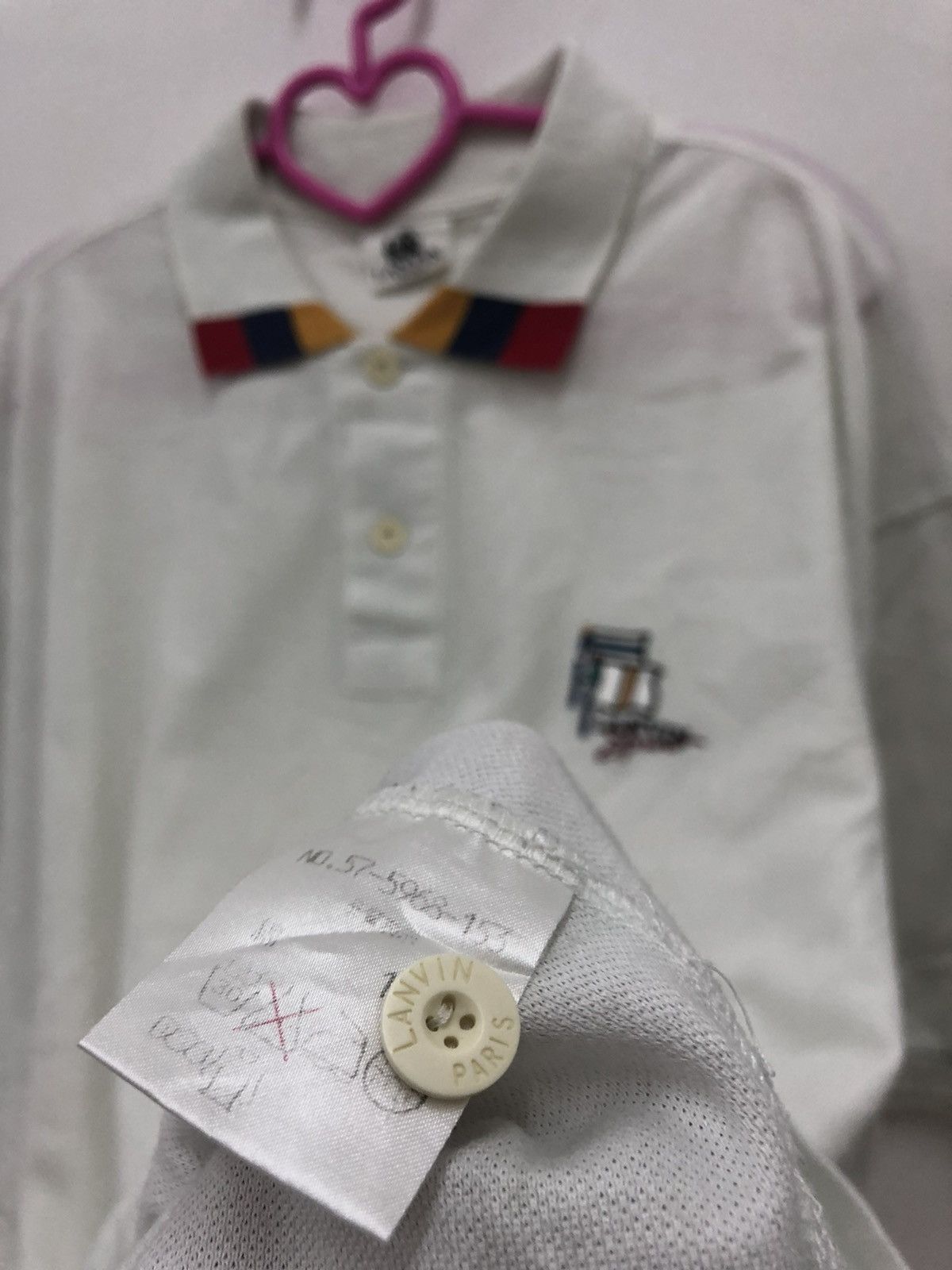 Lanvin Rare 90s Vintage LANVIN Paris Polo Shirt Size US L / EU 52-54 / 3 - 6 Thumbnail