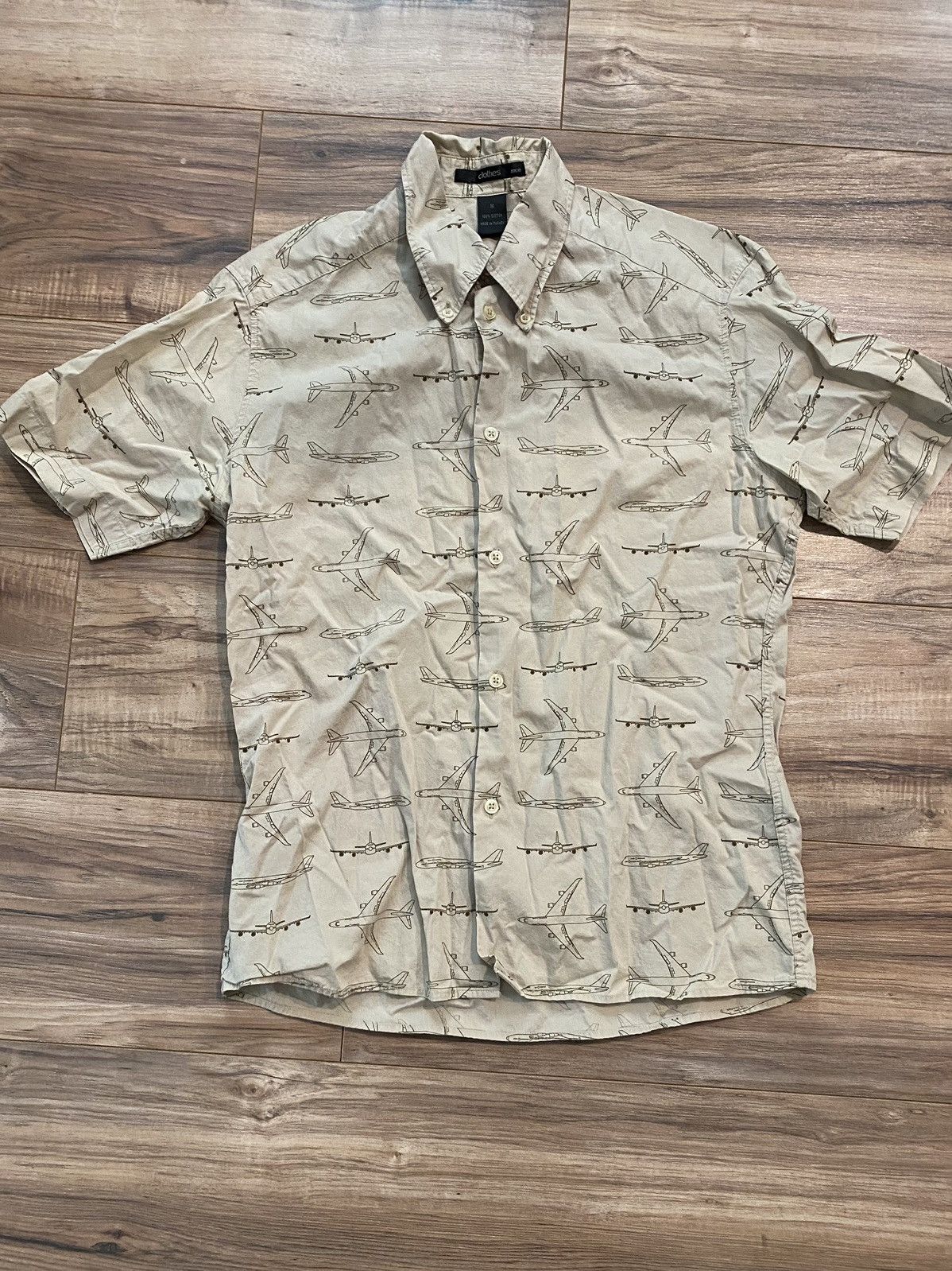 Vintage travel airplane plane Hawaiian shirt