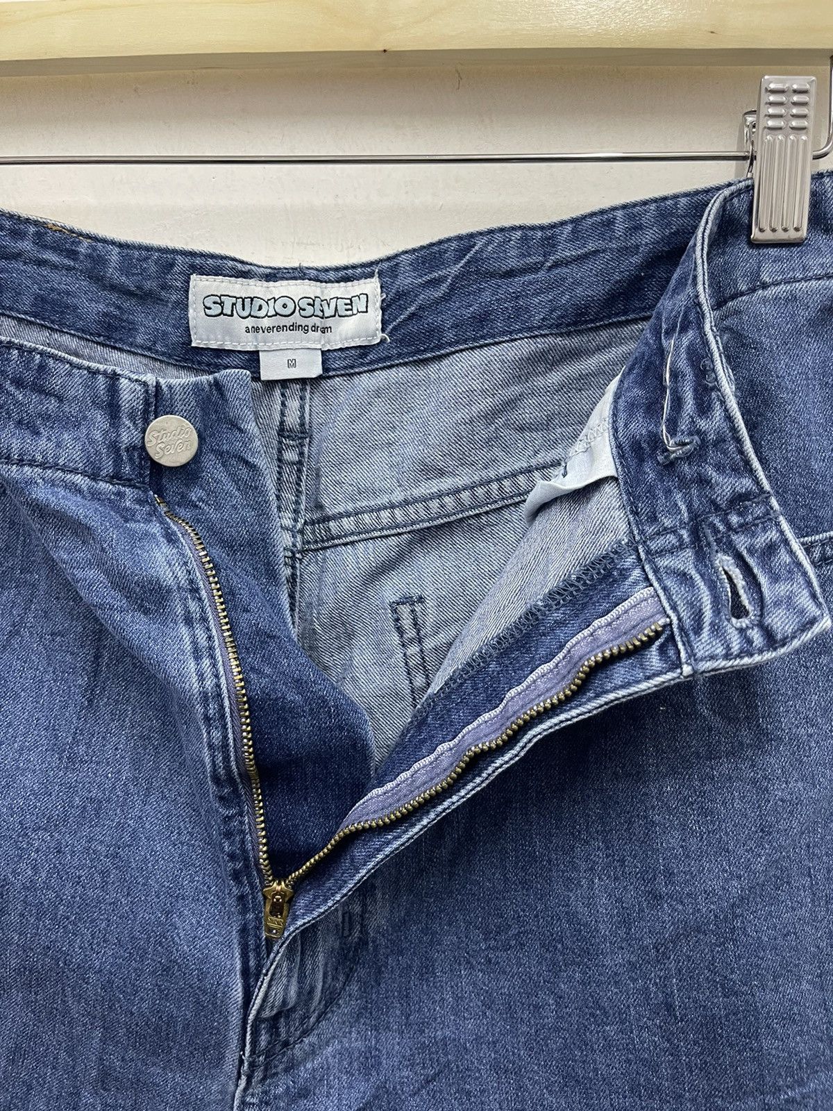 Studio Seven Rare STUDIO SEVEN A Neverending Dream Denim Shorts Pant Size US 31 - 6 Thumbnail