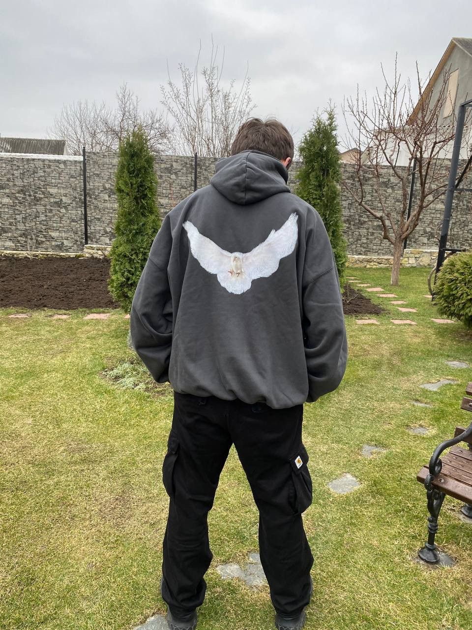 Kanye West Yeezy Gap Engineered by Balenciaga Dove Hoodie Size US XXL / EU 58 / 5 - 1 Thumbnail