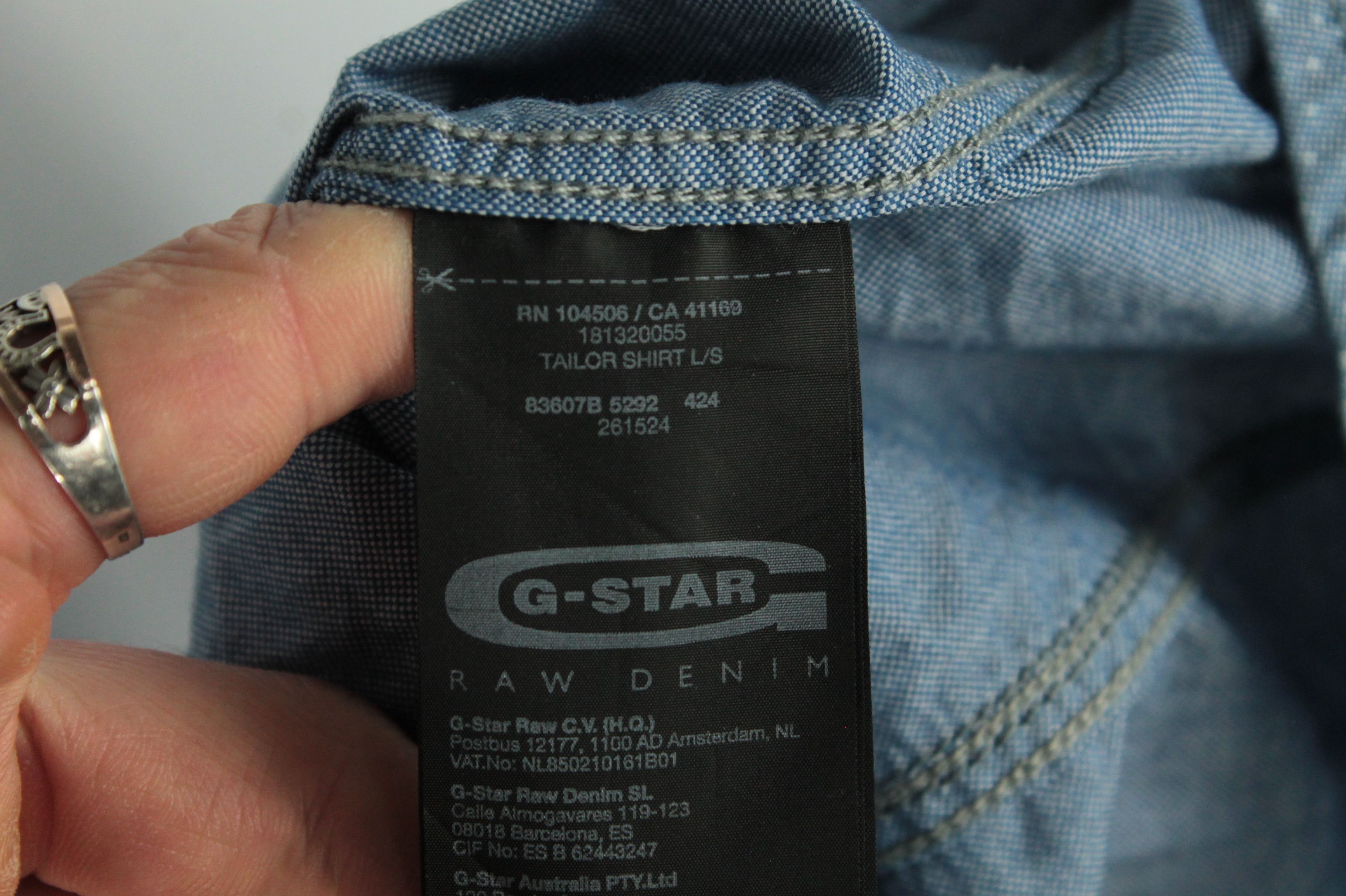 G-Star G-Star Raw Tailor Shirt Size US M / EU 48-50 / 2 - 8 Thumbnail