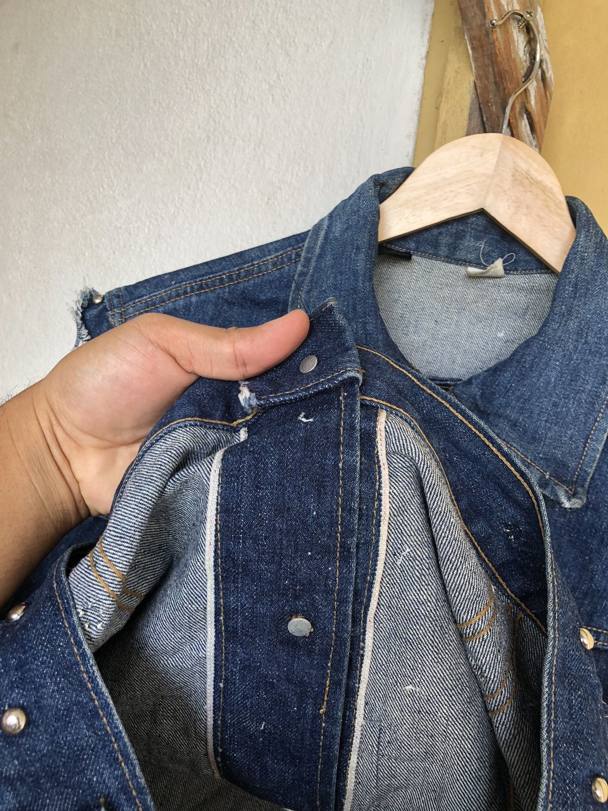 Sears Vtg Genuine Roebucks by Sears Studded Selvedge Punk Jackets Size US L / EU 52-54 / 3 - 5 Thumbnail