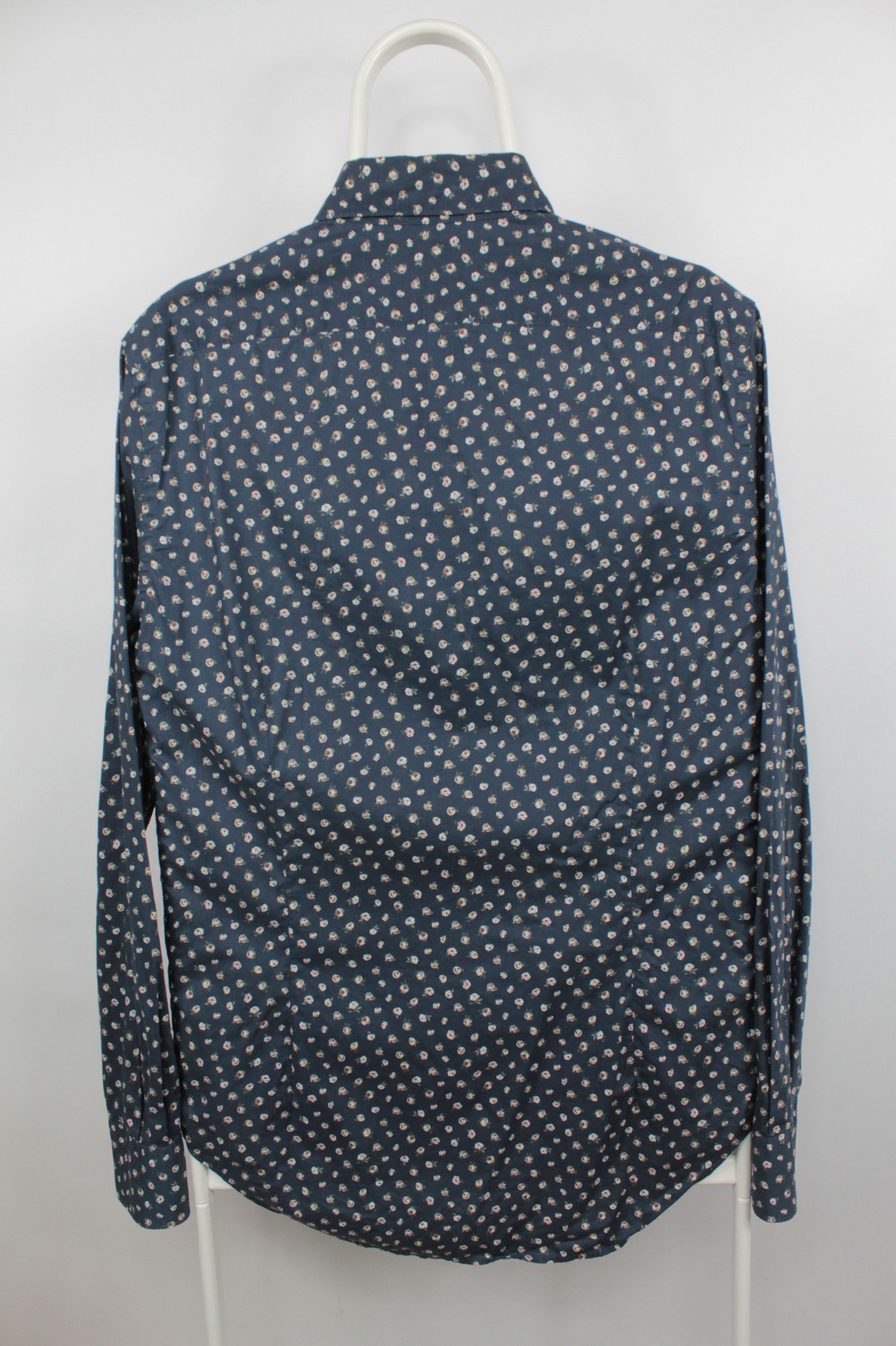 Boggi Boggi Slim Fit Pink Printed Shirt With Florence Collar Size US S / EU 44-46 / 1 - 11 Thumbnail