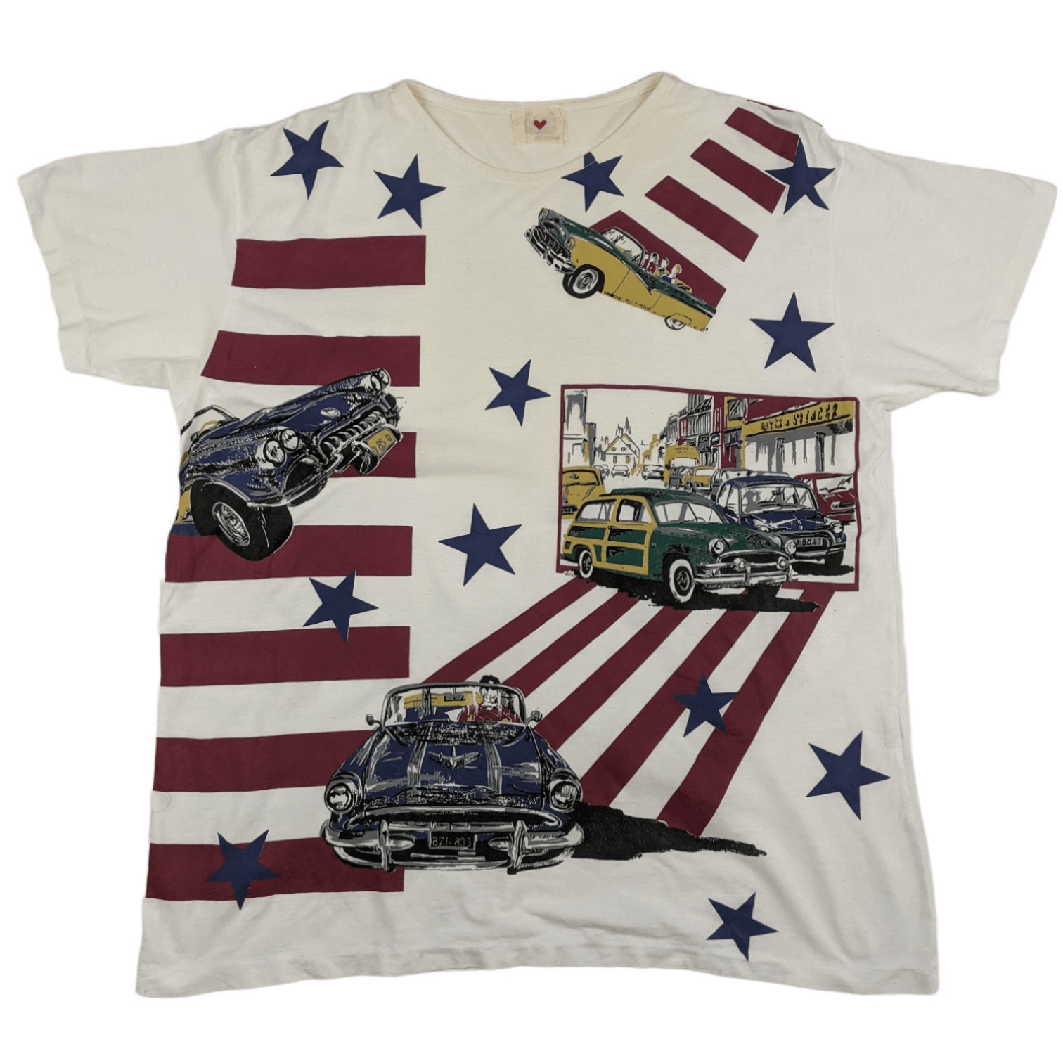 Japanese Brand Vintage Japan DIVERSION Car Graphic T-Shirt Single Stitches Size US L / EU 52-54 / 3 - 2 Thumbnail