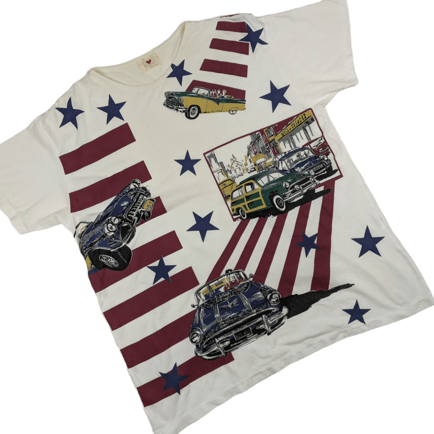 Japanese Brand Vintage Japan DIVERSION Car Graphic T-Shirt Single Stitches Size US L / EU 52-54 / 3 - 3 Thumbnail