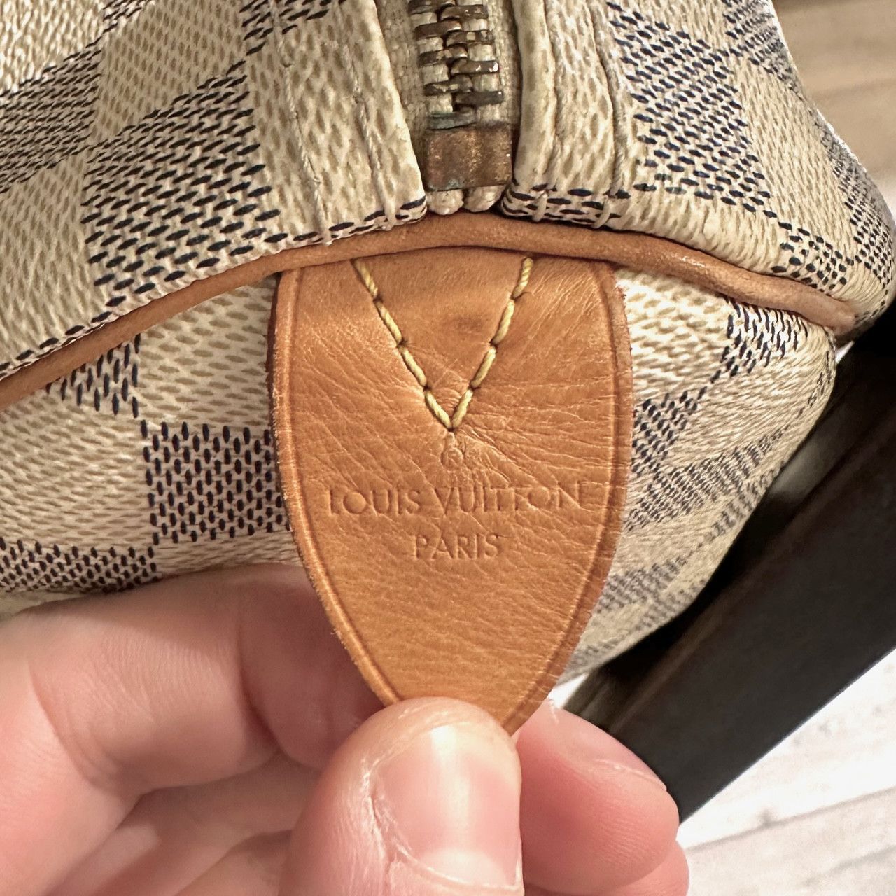 Louis Vuitton Louis Vuitton Damier Azur Speedy 35 Bag Size ONE SIZE - 10 Thumbnail