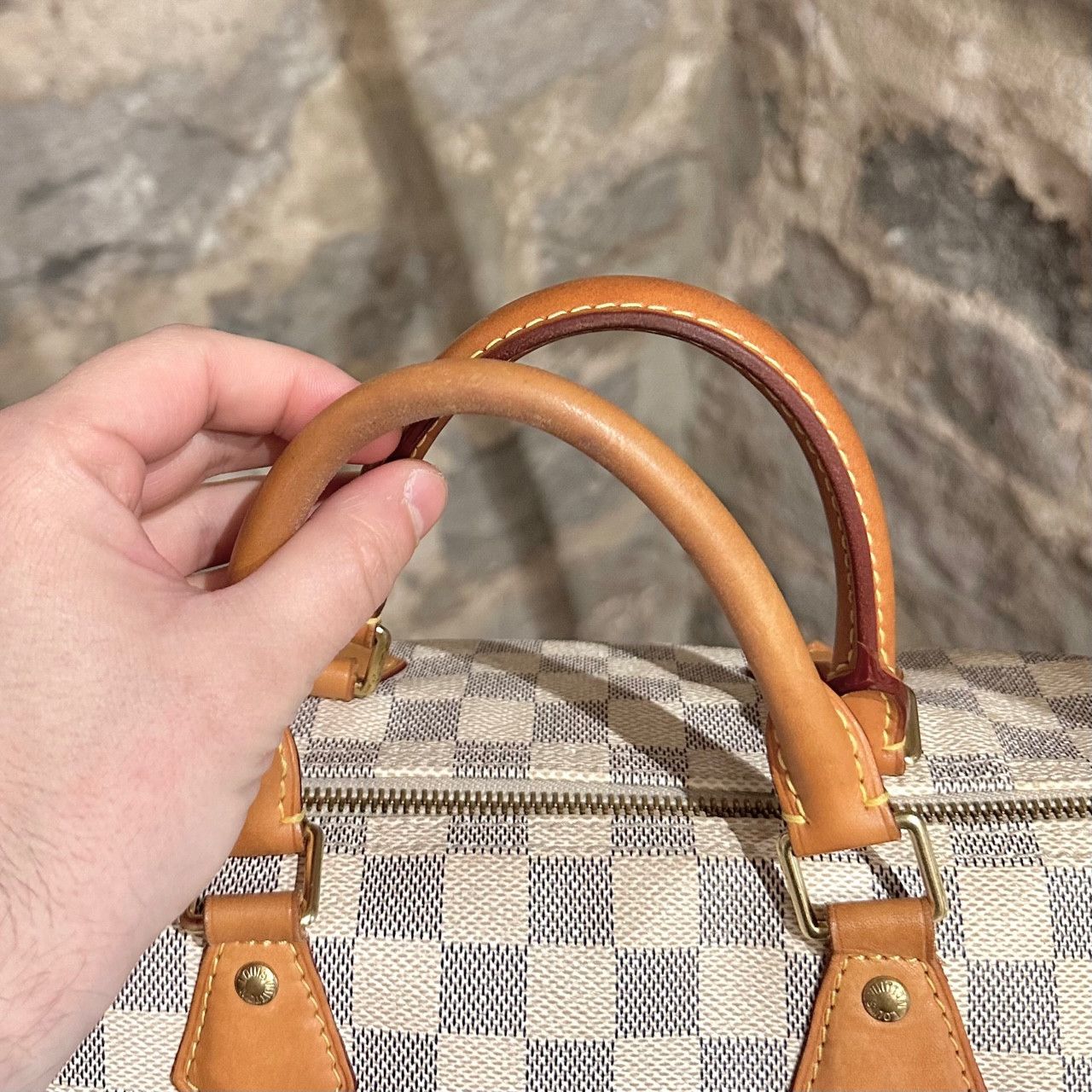 Louis Vuitton Louis Vuitton Damier Azur Speedy 35 Bag Size ONE SIZE - 8 Thumbnail
