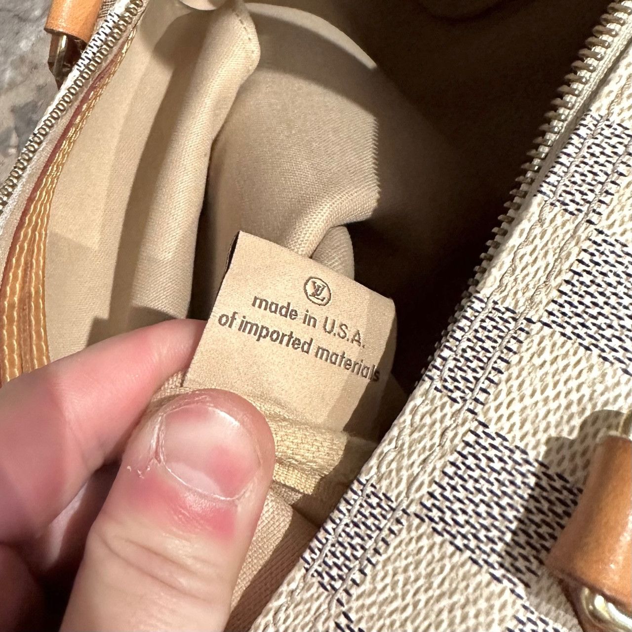 Louis Vuitton Louis Vuitton Damier Azur Speedy 35 Bag Size ONE SIZE - 18 Thumbnail