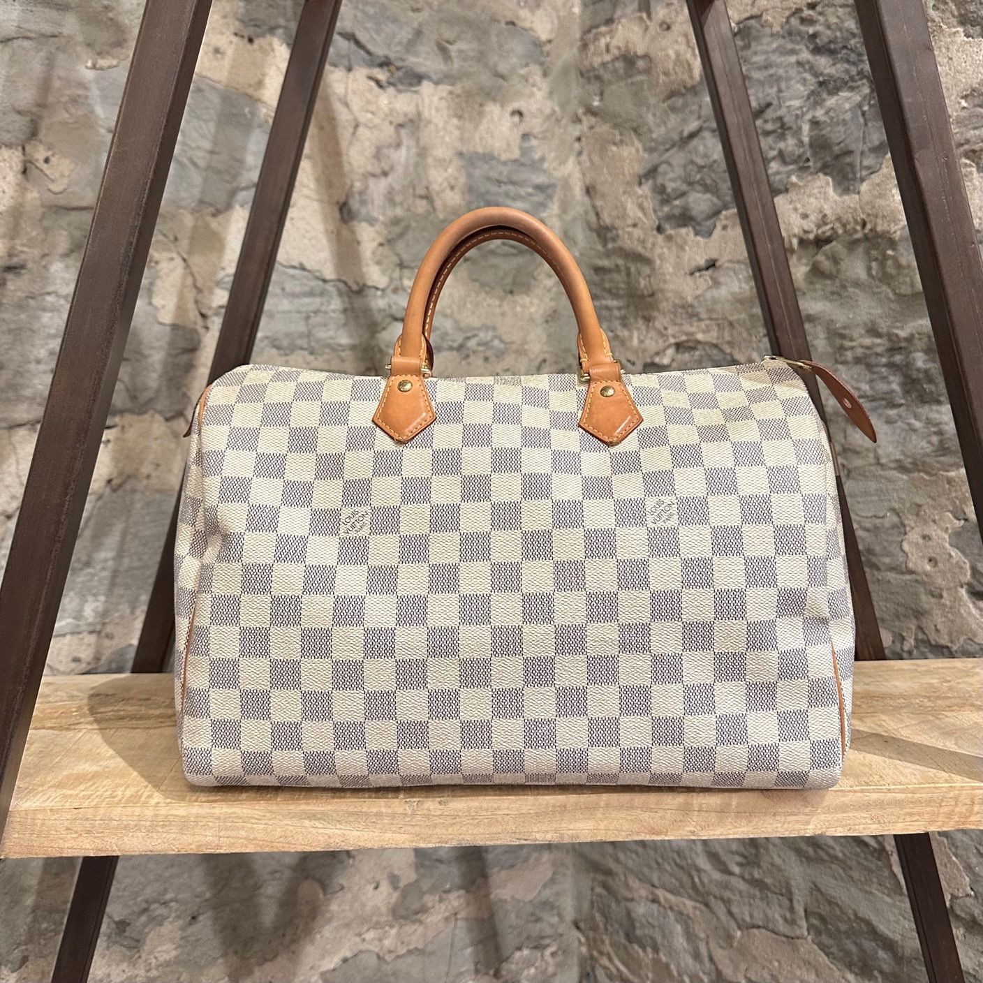 Louis Vuitton Louis Vuitton Damier Azur Speedy 35 Bag Size ONE SIZE - 2 Thumbnail