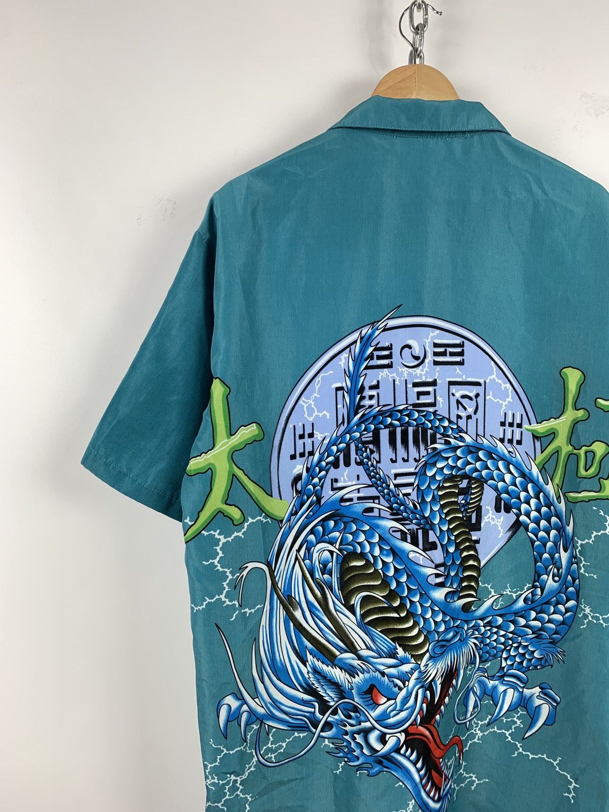 Japanese Brand Vintage Japanese Dragon Crazy Hawaiian Shirt Size US XL / EU 56 / 4 - 10 Thumbnail