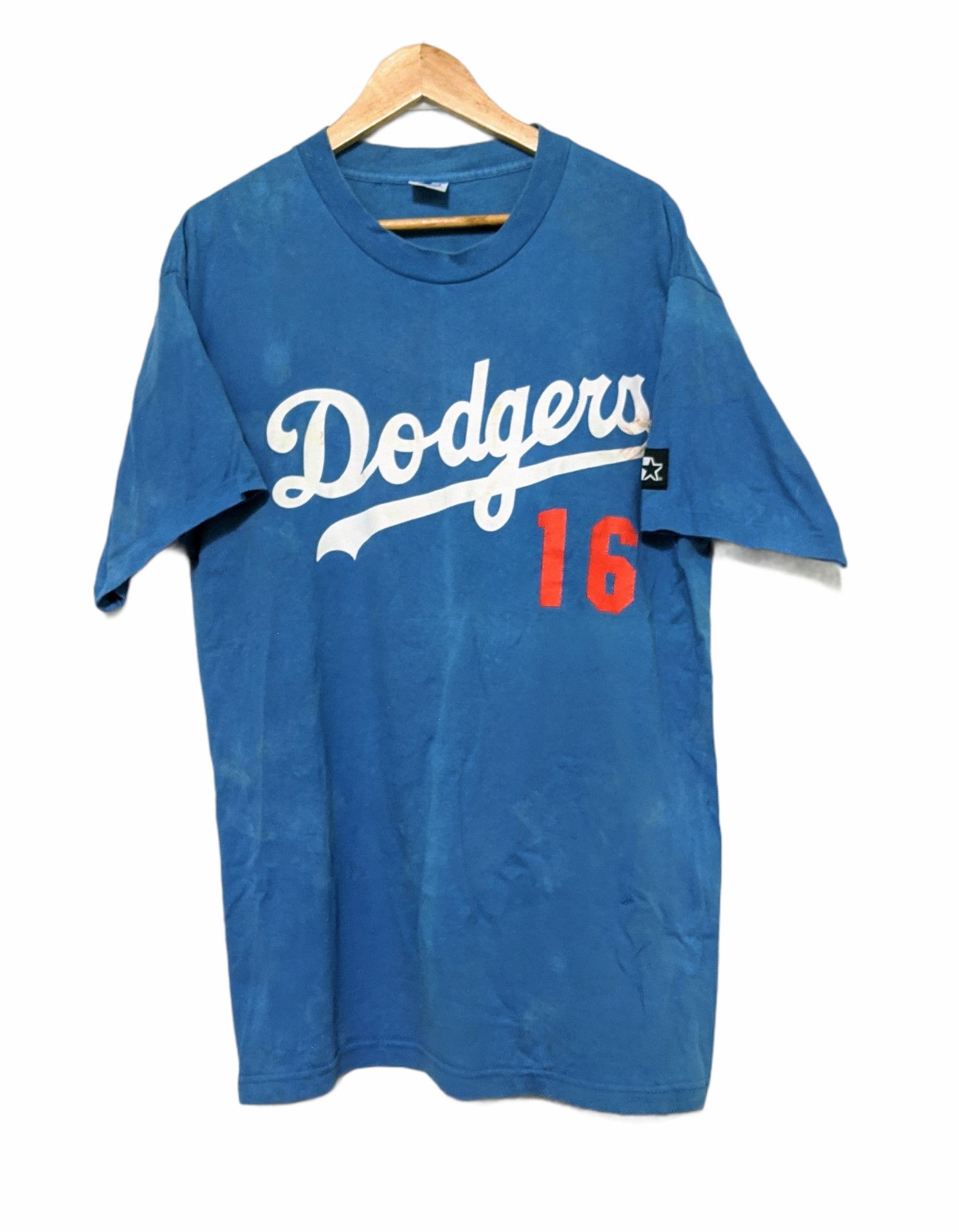 Rare Vintage 95's Dodgers Nomo 16 MLB By Starter Tee