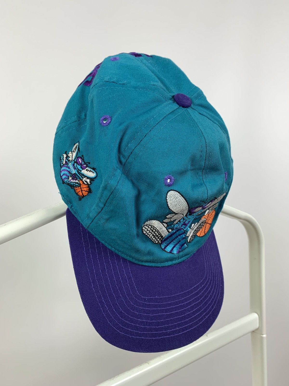 NBA 90s Vintage Charlotte Hornets NBA Cap Hats Size ONE SIZE - 7 Thumbnail