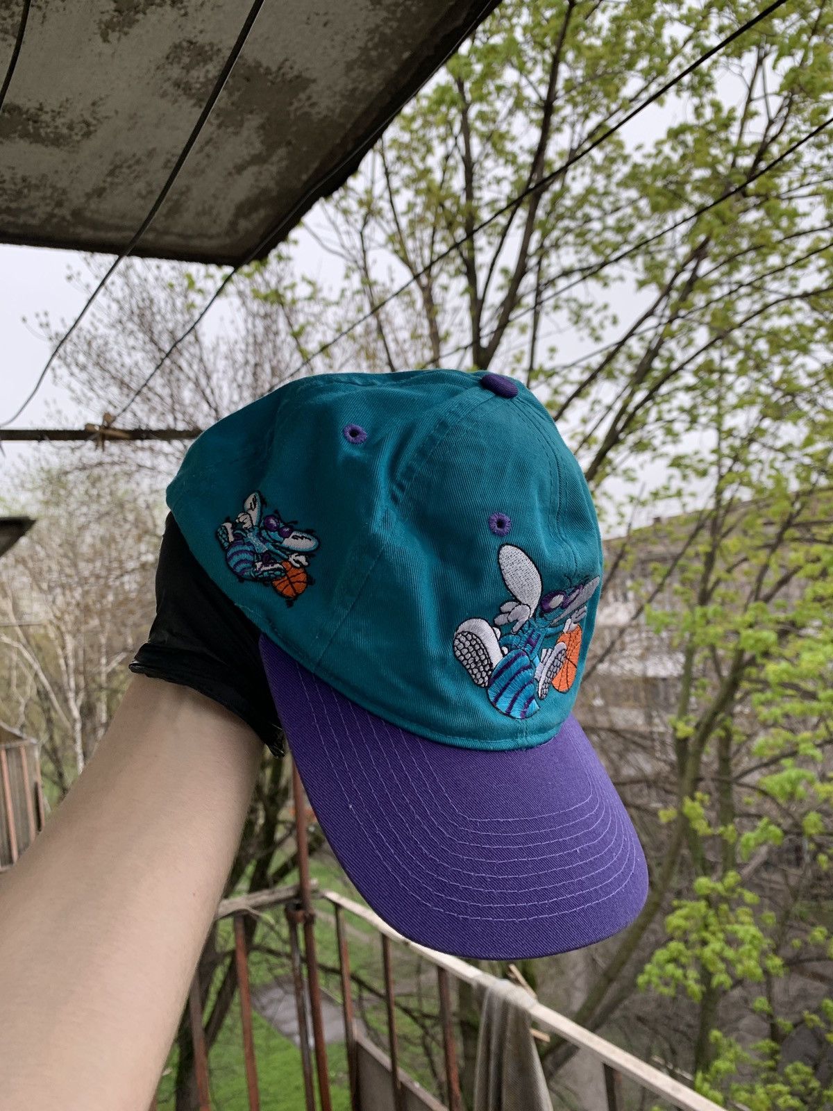 NBA 90s Vintage Charlotte Hornets NBA Cap Hats Size ONE SIZE - 16 Thumbnail