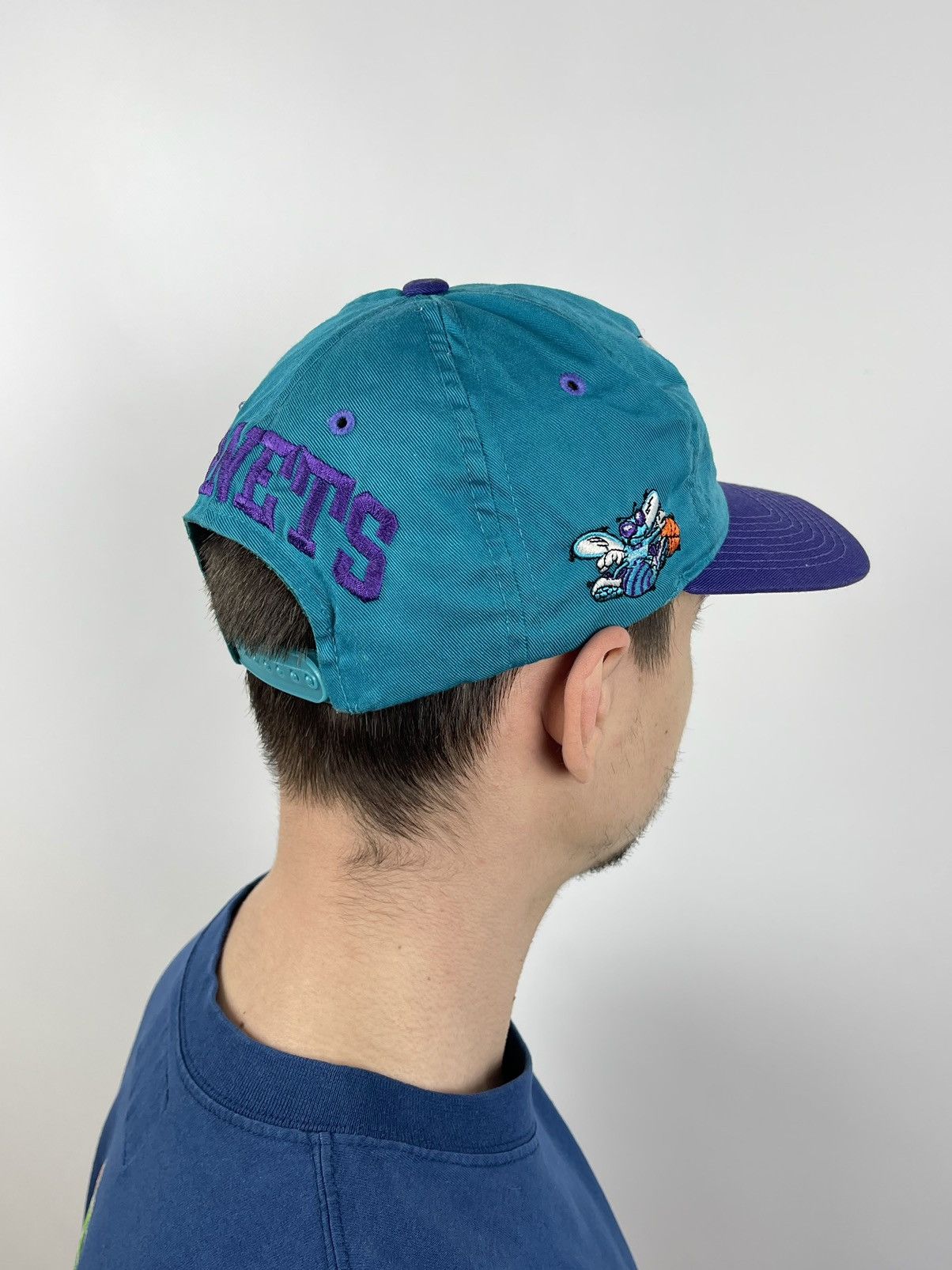 NBA 90s Vintage Charlotte Hornets NBA Cap Hats Size ONE SIZE - 4 Thumbnail