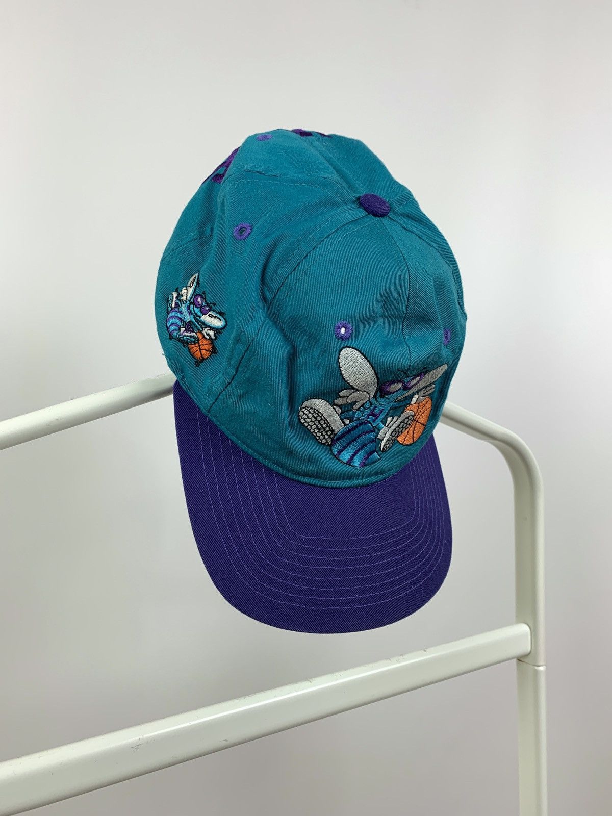 NBA 90s Vintage Charlotte Hornets NBA Cap Hats Size ONE SIZE - 6 Thumbnail