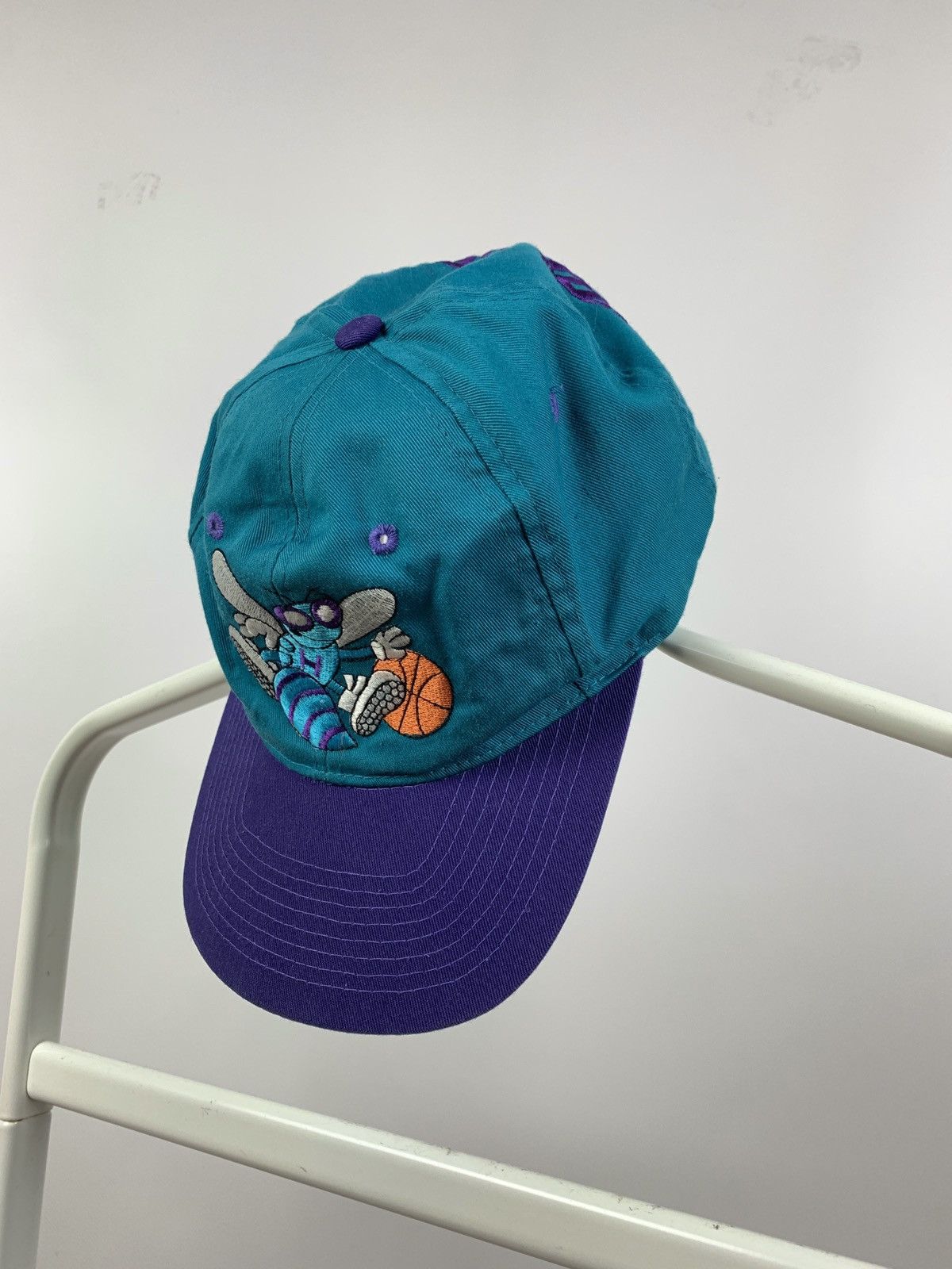 NBA 90s Vintage Charlotte Hornets NBA Cap Hats Size ONE SIZE - 8 Thumbnail