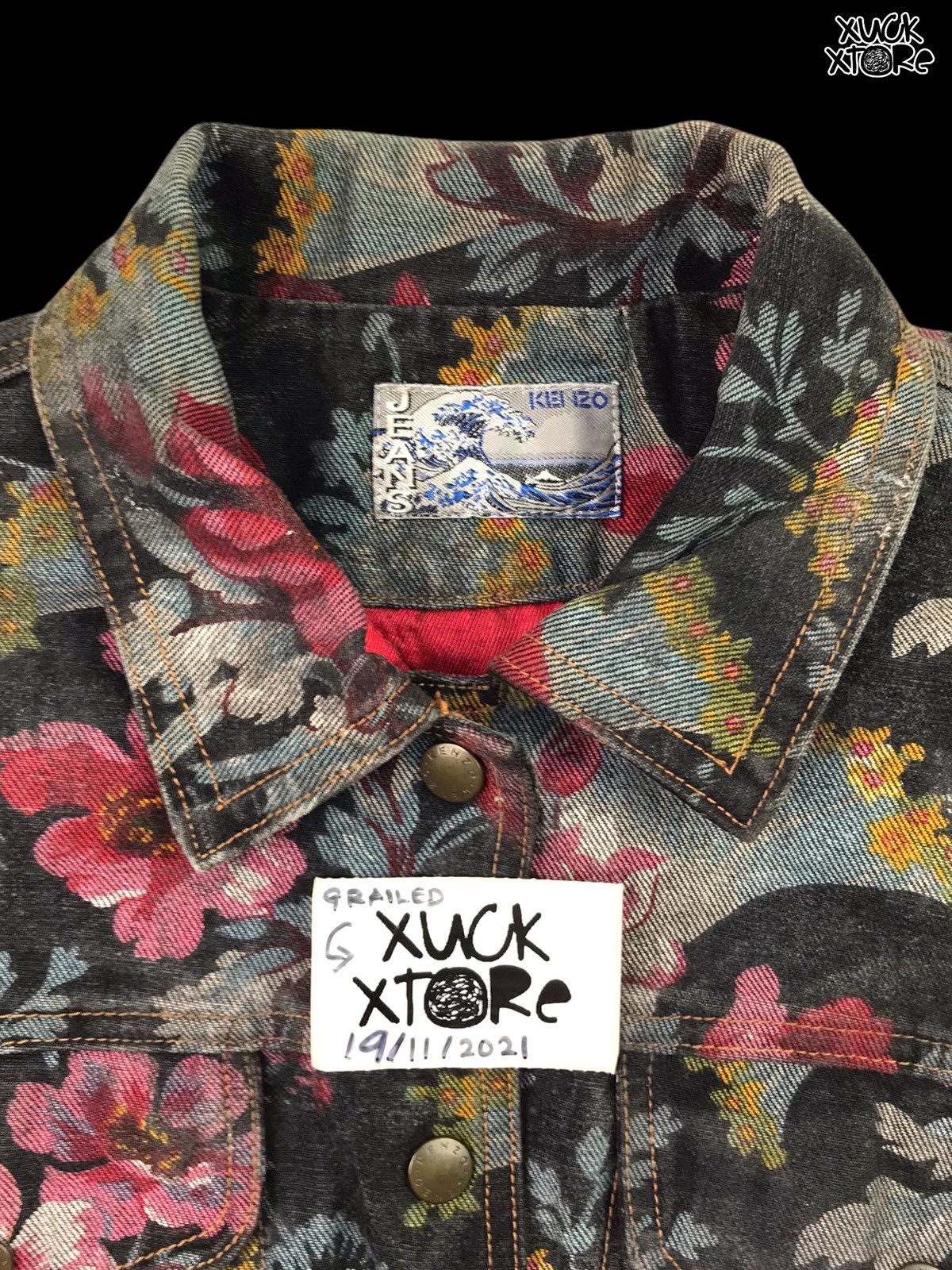 Kenzo 🔥RARE🔥VTG Kenzo Cropped top Floral Trucker Jackets Woman Size M / US 6-8 / IT 42-44 - 18 Thumbnail