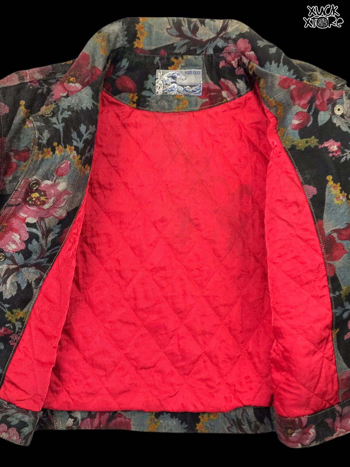 Kenzo 🔥RARE🔥VTG Kenzo Cropped top Floral Trucker Jackets Woman Size M / US 6-8 / IT 42-44 - 4 Thumbnail