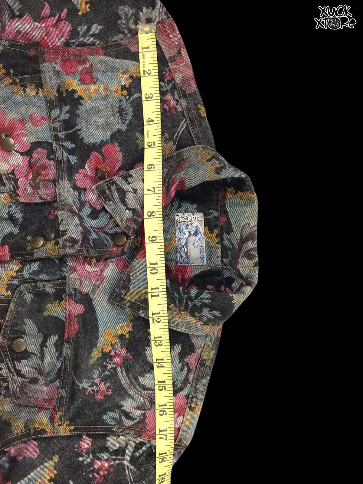 Kenzo 🔥RARE🔥VTG Kenzo Cropped top Floral Trucker Jackets Woman Size M / US 6-8 / IT 42-44 - 13 Thumbnail