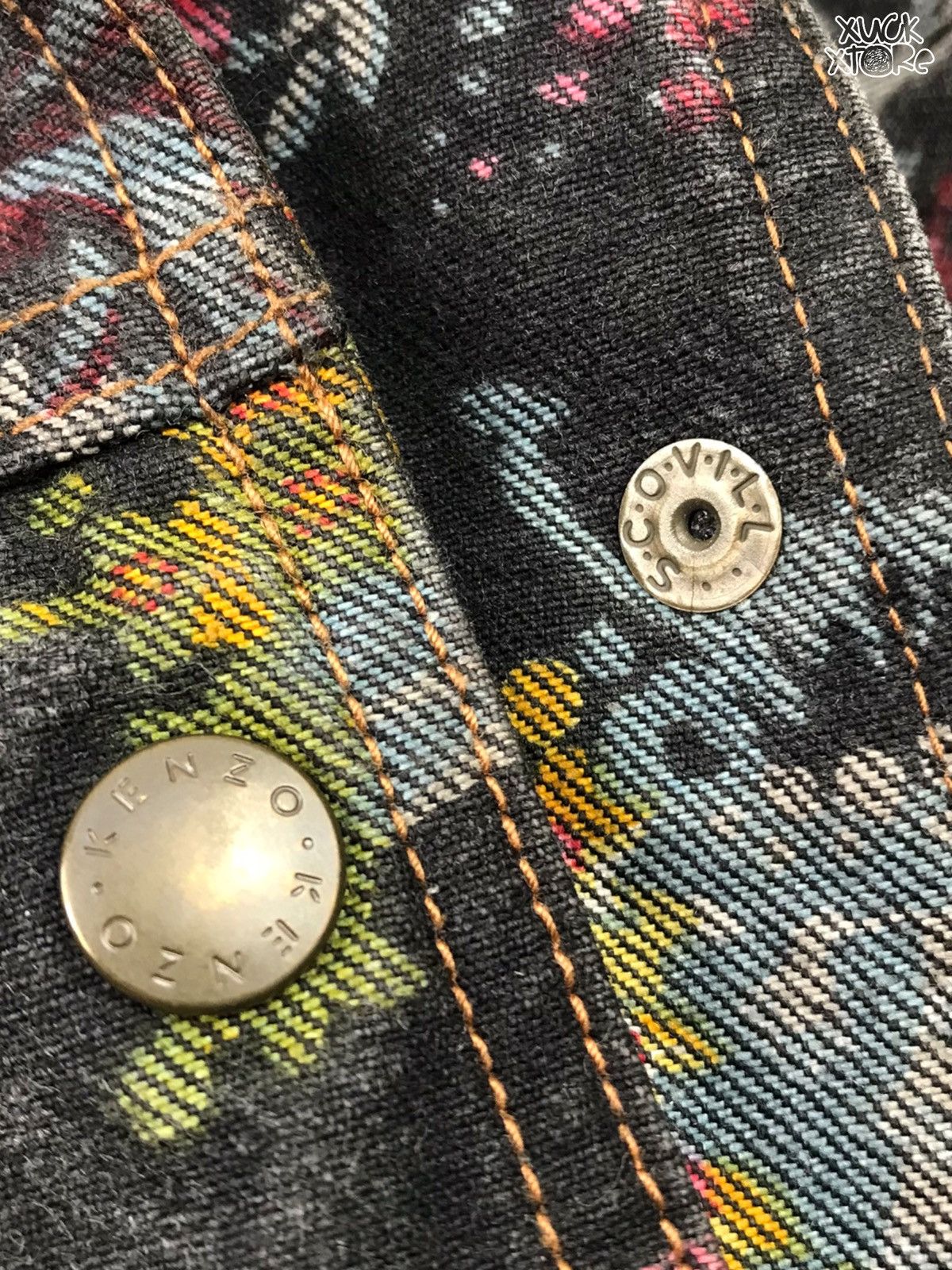 Kenzo 🔥RARE🔥VTG Kenzo Cropped top Floral Trucker Jackets Woman Size M / US 6-8 / IT 42-44 - 11 Thumbnail
