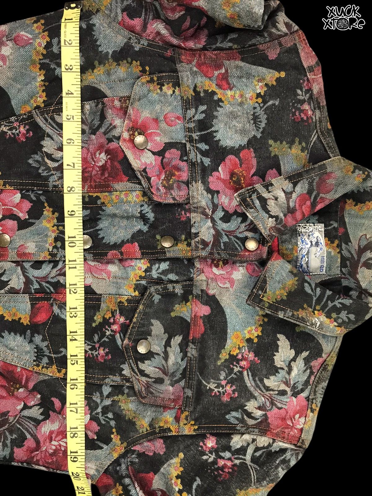 Kenzo 🔥RARE🔥VTG Kenzo Cropped top Floral Trucker Jackets Woman Size M / US 6-8 / IT 42-44 - 14 Thumbnail