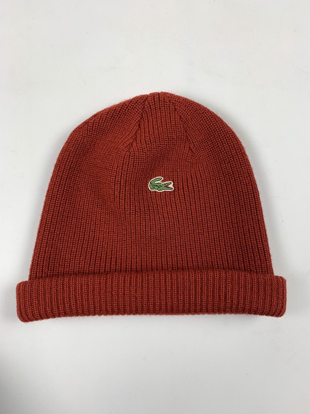 Lacoste Vintage Lacoste Wool Beanie Hats Made In France Size ONE SIZE - 2 Thumbnail