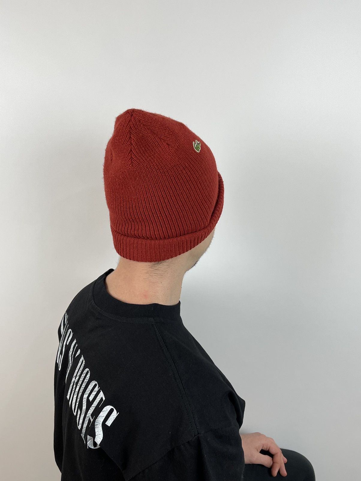 Lacoste Vintage Lacoste Wool Beanie Hats Made In France Size ONE SIZE - 6 Thumbnail