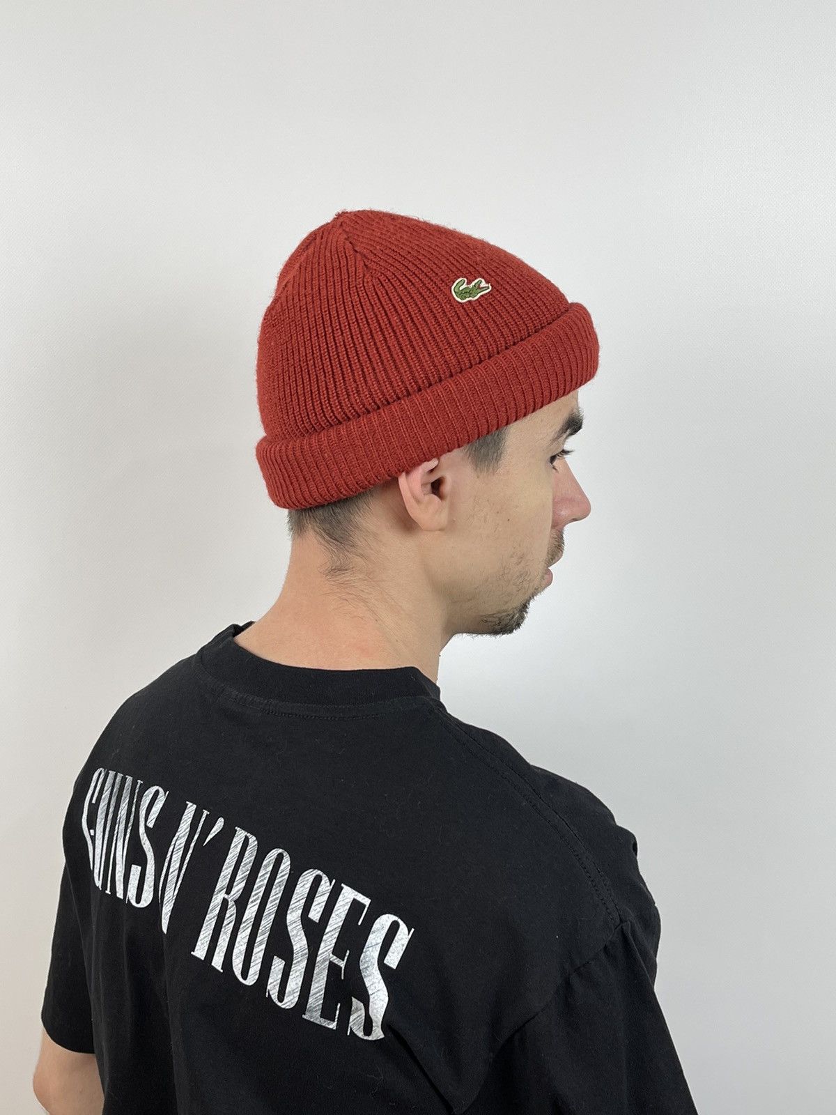 Lacoste Vintage Lacoste Wool Beanie Hats Made In France Size ONE SIZE - 3 Thumbnail