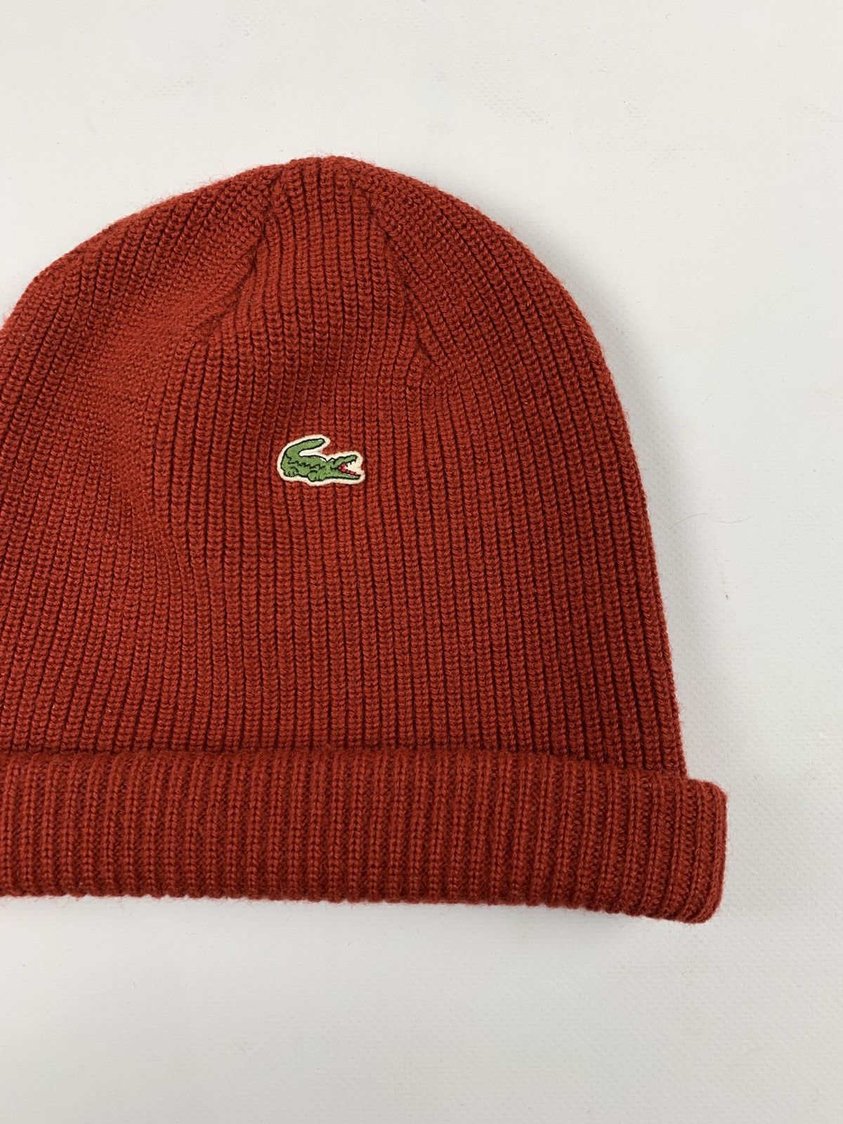 Lacoste Vintage Lacoste Wool Beanie Hats Made In France Size ONE SIZE - 8 Thumbnail