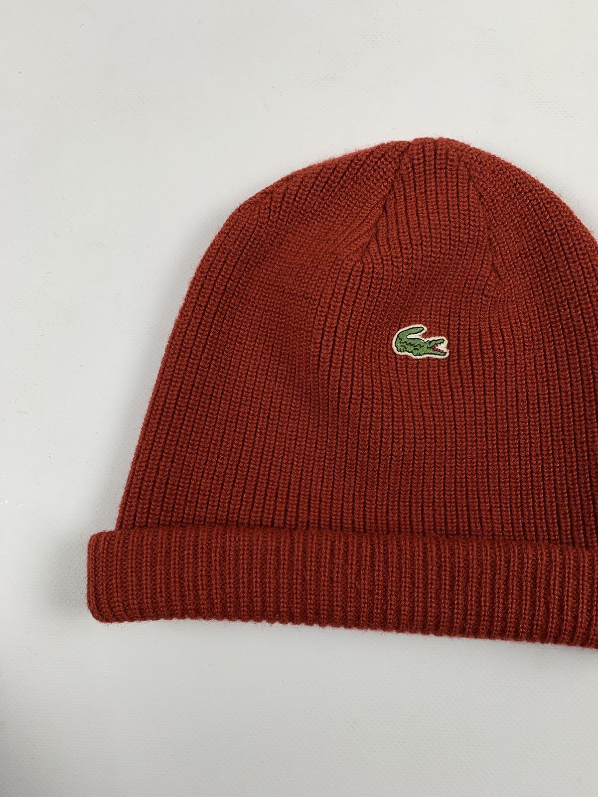 Lacoste Vintage Lacoste Wool Beanie Hats Made In France Size ONE SIZE - 9 Thumbnail