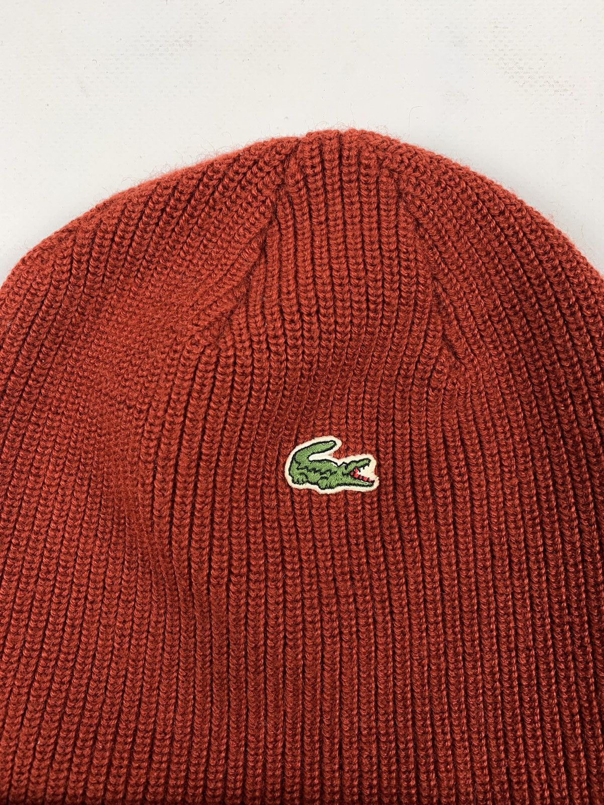 Lacoste Vintage Lacoste Wool Beanie Hats Made In France Size ONE SIZE - 10 Thumbnail