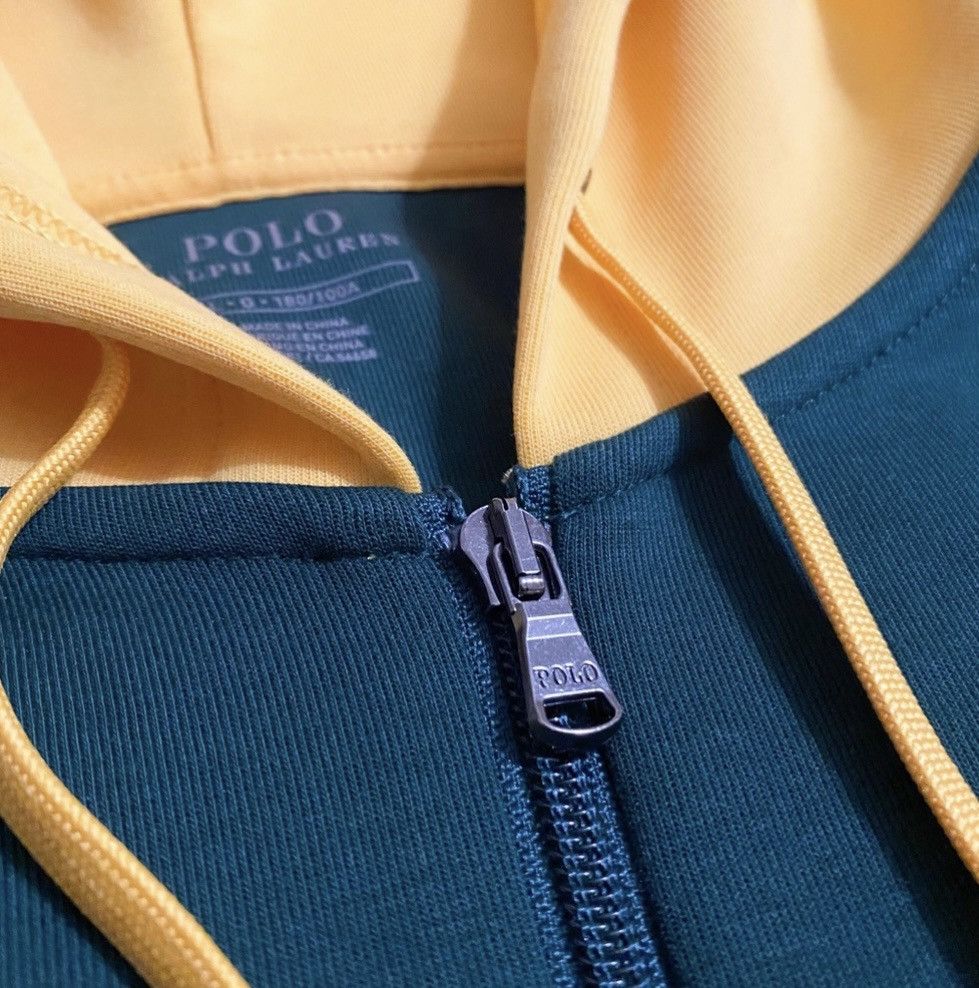 Polo Ralph Lauren Polo Ralph Lauren Double Tech Color Block Zip Up Hoodie Size US L / EU 52-54 / 3 - 6 Thumbnail