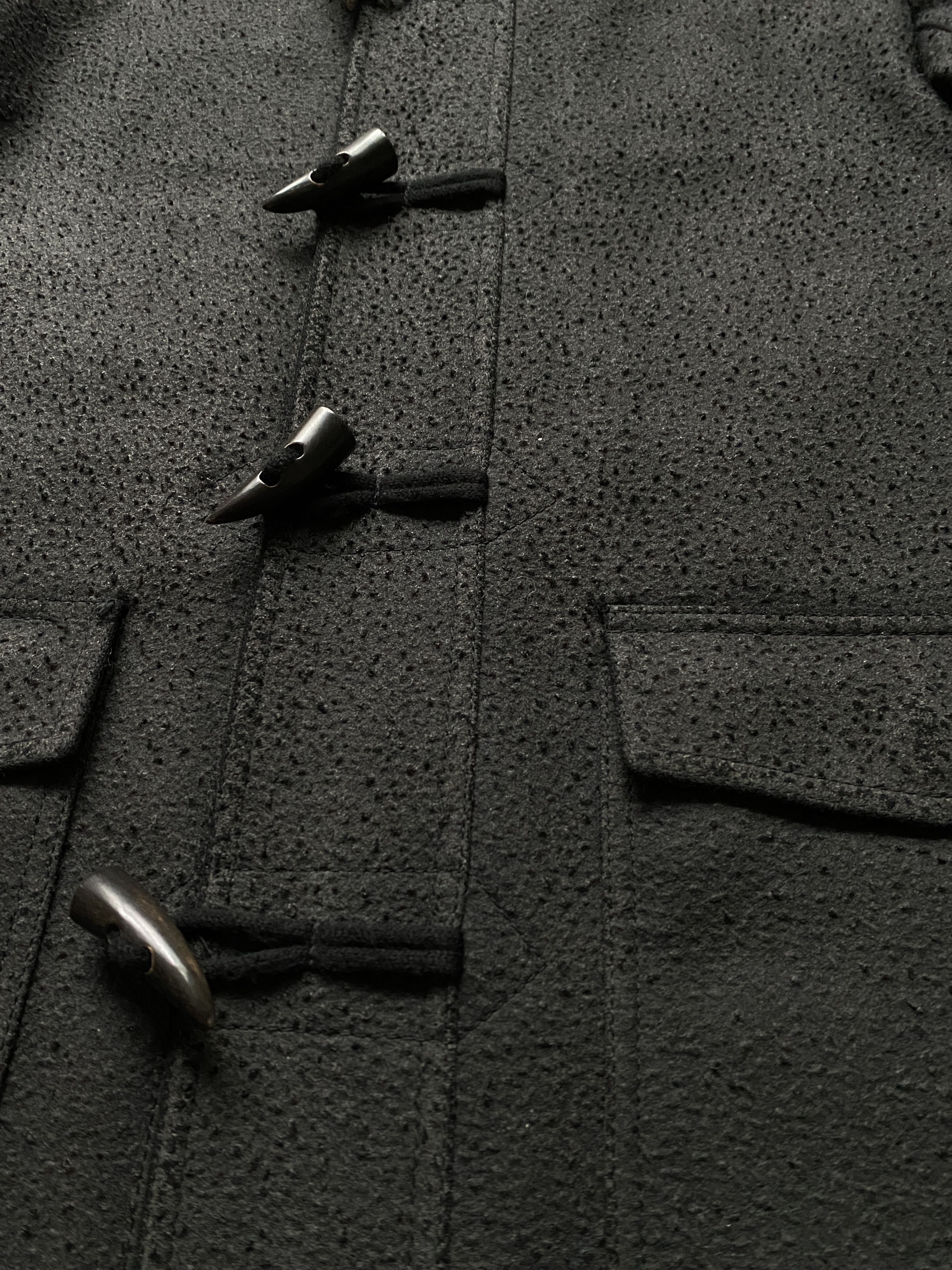 Dior × Hedi Slimane ⚡️QUICK SALE⚡️Dior Dark Grey Black Duffle Coat Hedi Slimane Size US M / EU 48-50 / 2 - 3 Thumbnail