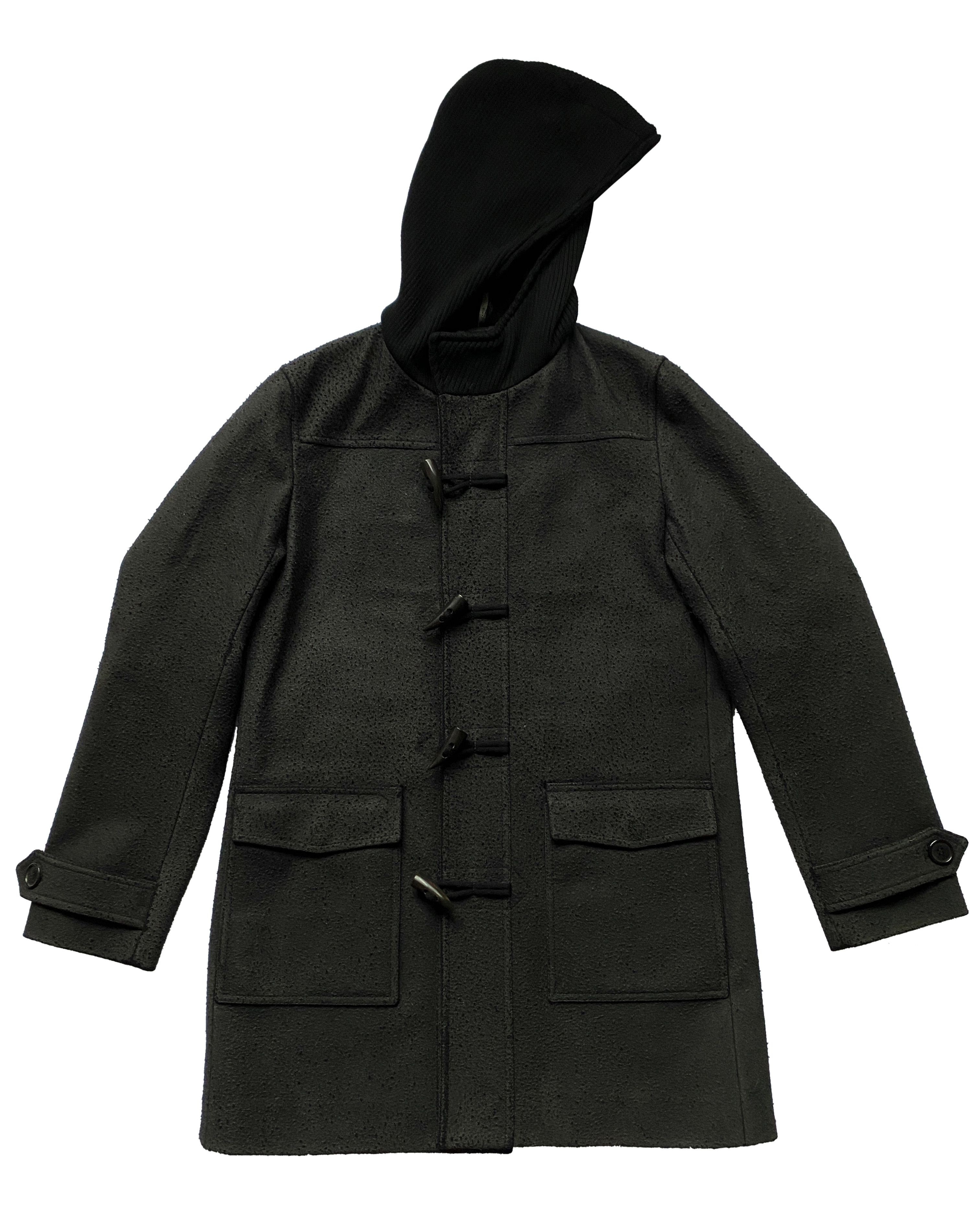 Dior × Hedi Slimane ⚡️QUICK SALE⚡️Dior Dark Grey Black Duffle Coat Hedi Slimane Size US M / EU 48-50 / 2 - 1 Thumbnail