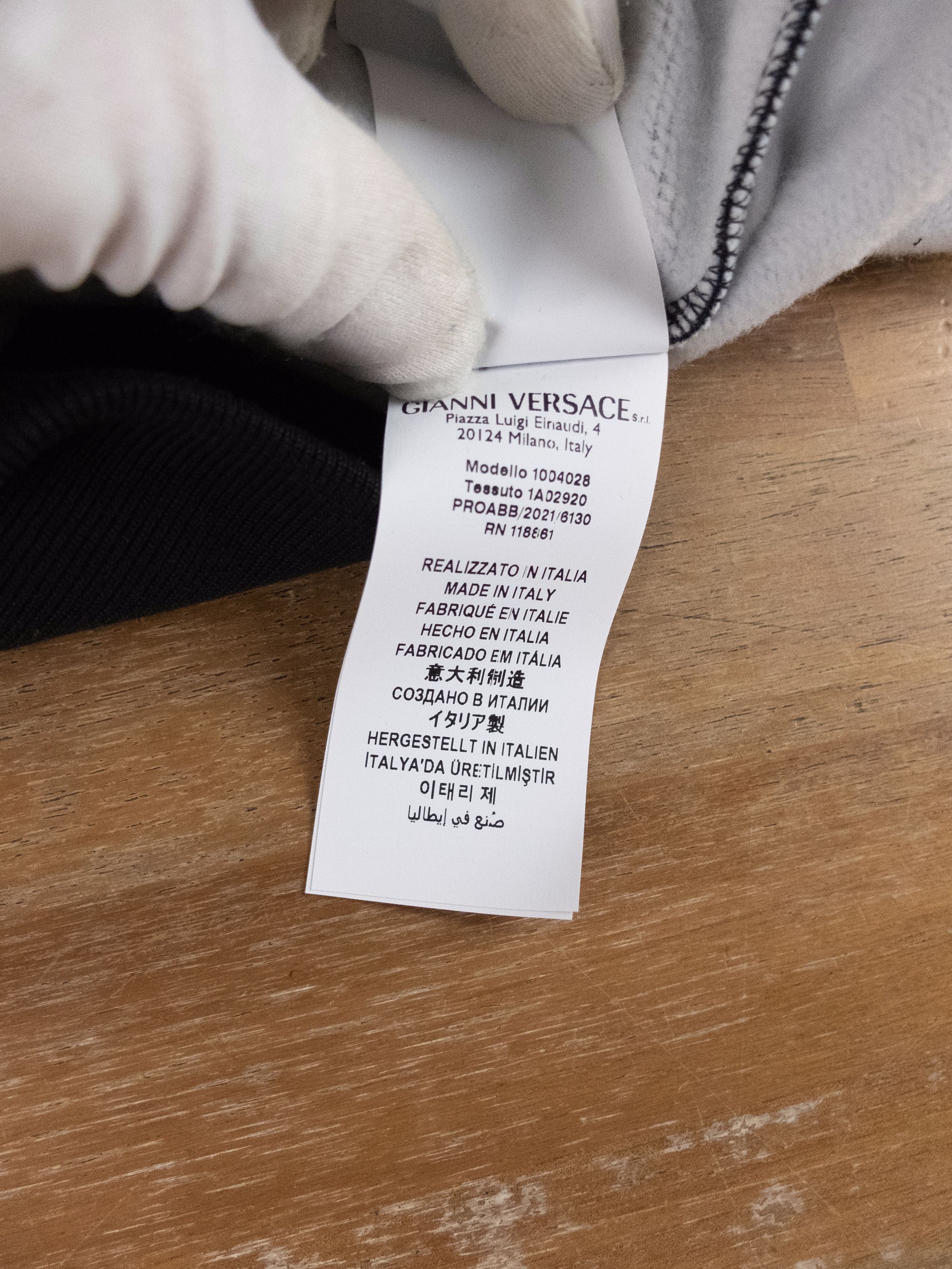 Versace VERSACE La Greca logo zip navy blue sweatshirt hoodie Medium Size US M / EU 48-50 / 2 - 10 Thumbnail