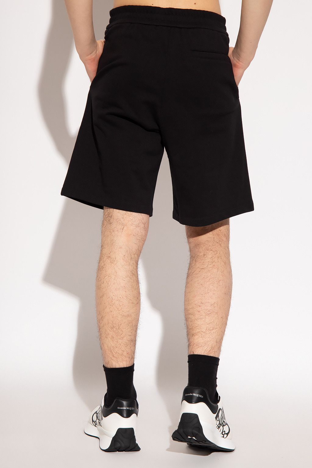 Versace VERSACE Dream Via Gesu logo black bermuda shorts Medium Size US 32 / EU 48 - 4 Thumbnail