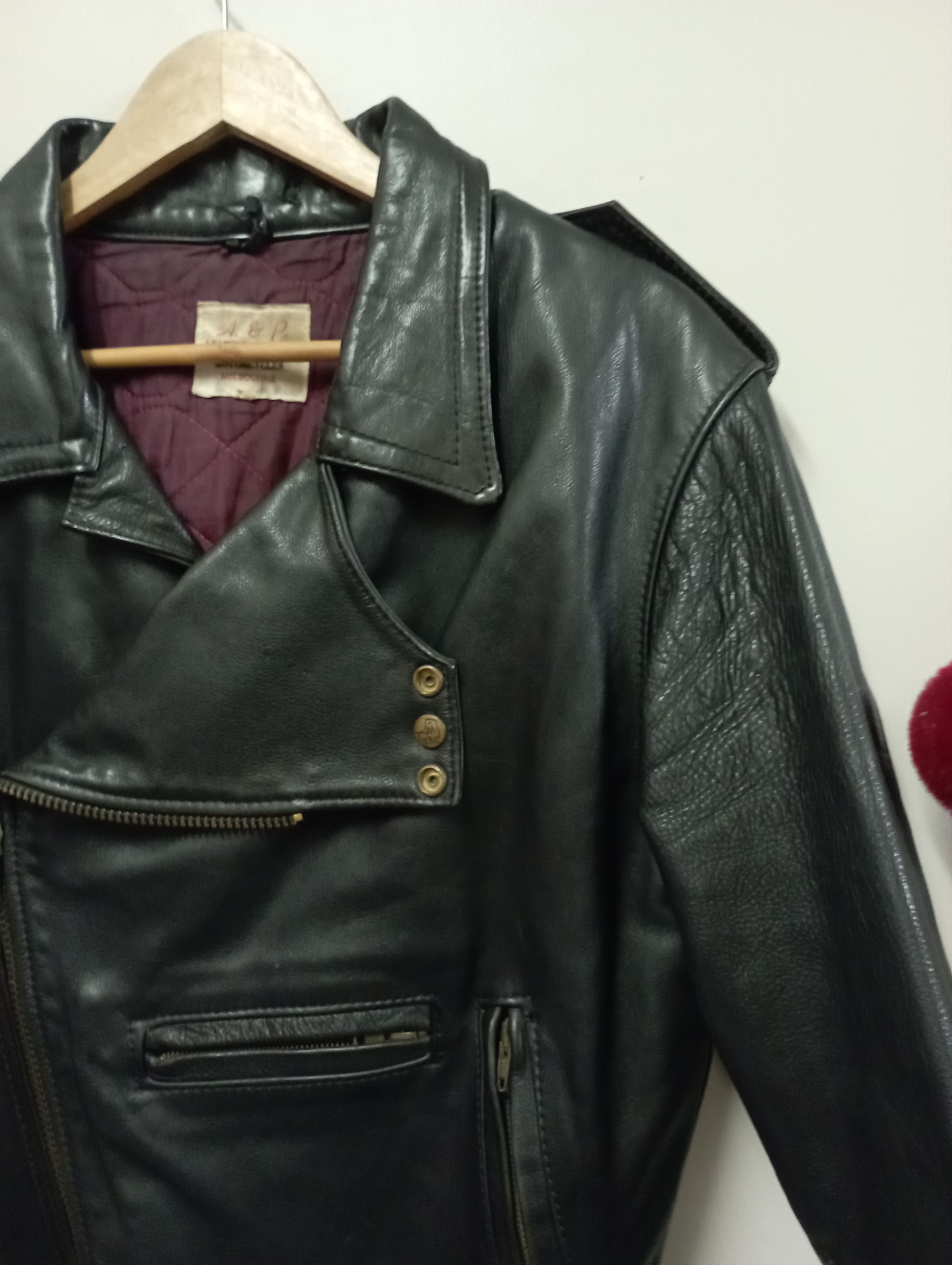 Schott Vintage A & P Leather Jacket For Bikers And Motorcycles Size US M / EU 48-50 / 2 - 4 Thumbnail