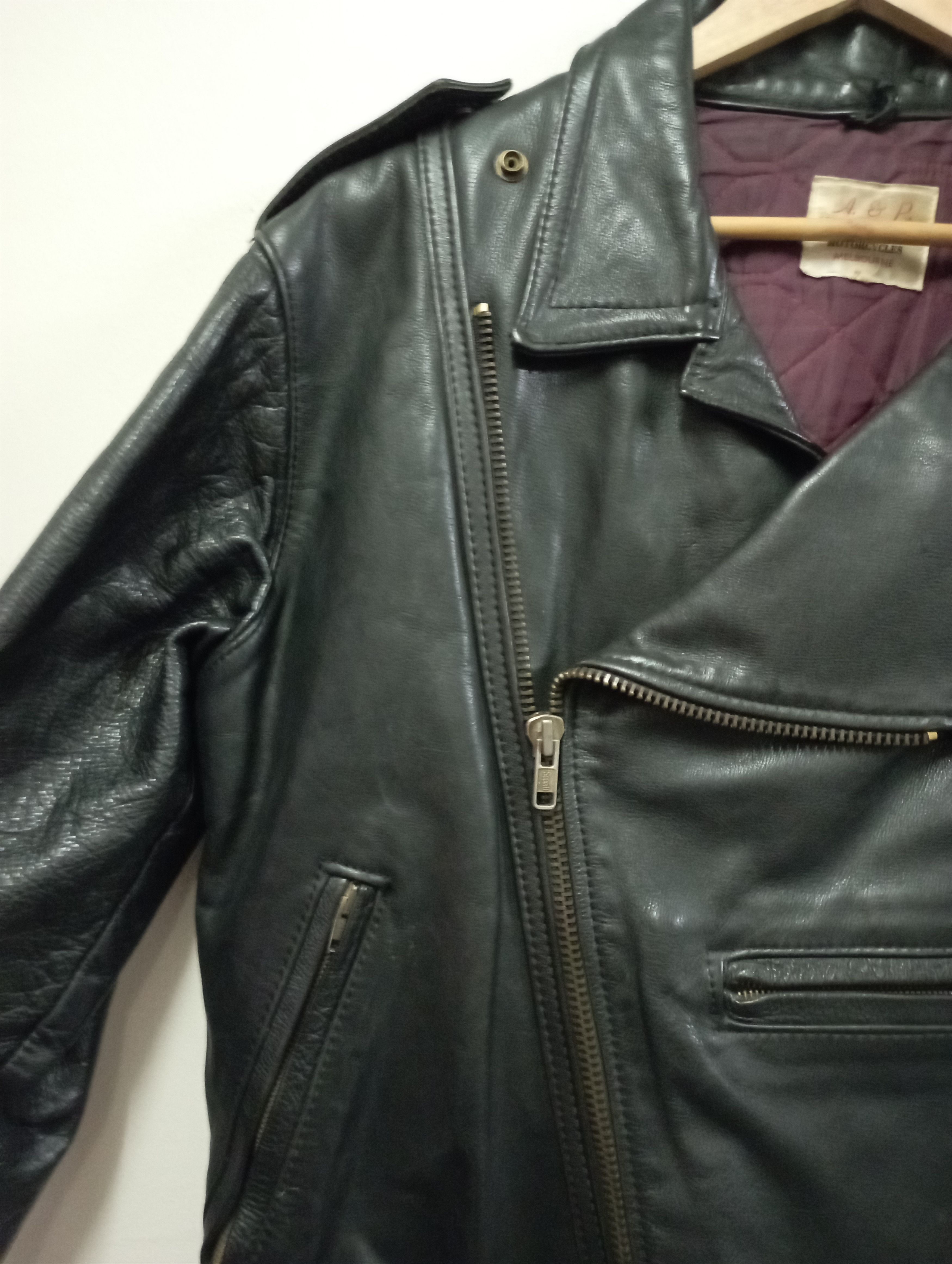 Schott Vintage A & P Leather Jacket For Bikers And Motorcycles Size US M / EU 48-50 / 2 - 6 Thumbnail