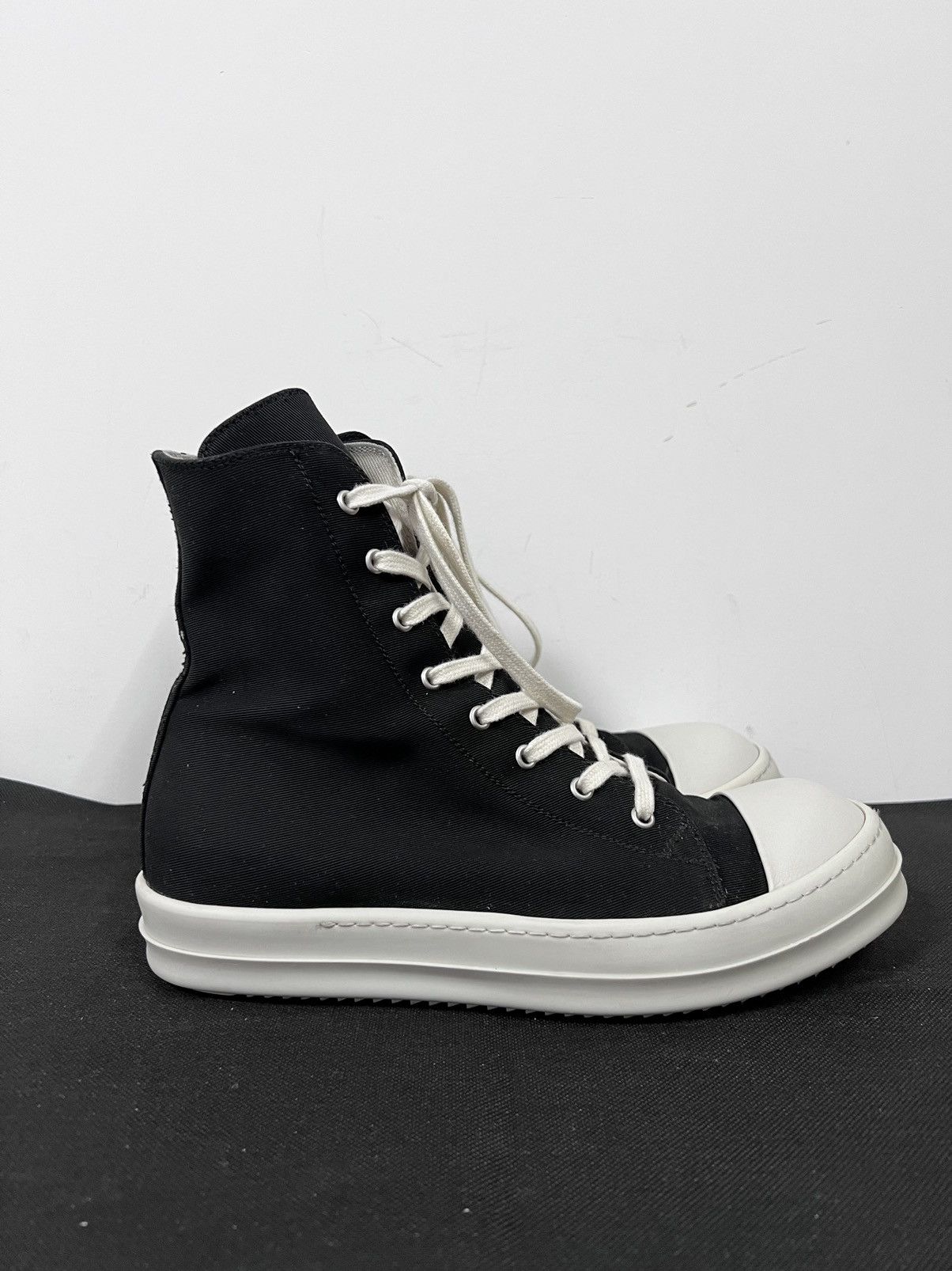 Rick Owens Drkshdw Rick owens drkshdw ramones high top sneakers sz42 Size US 9 / EU 42 - 4 Thumbnail