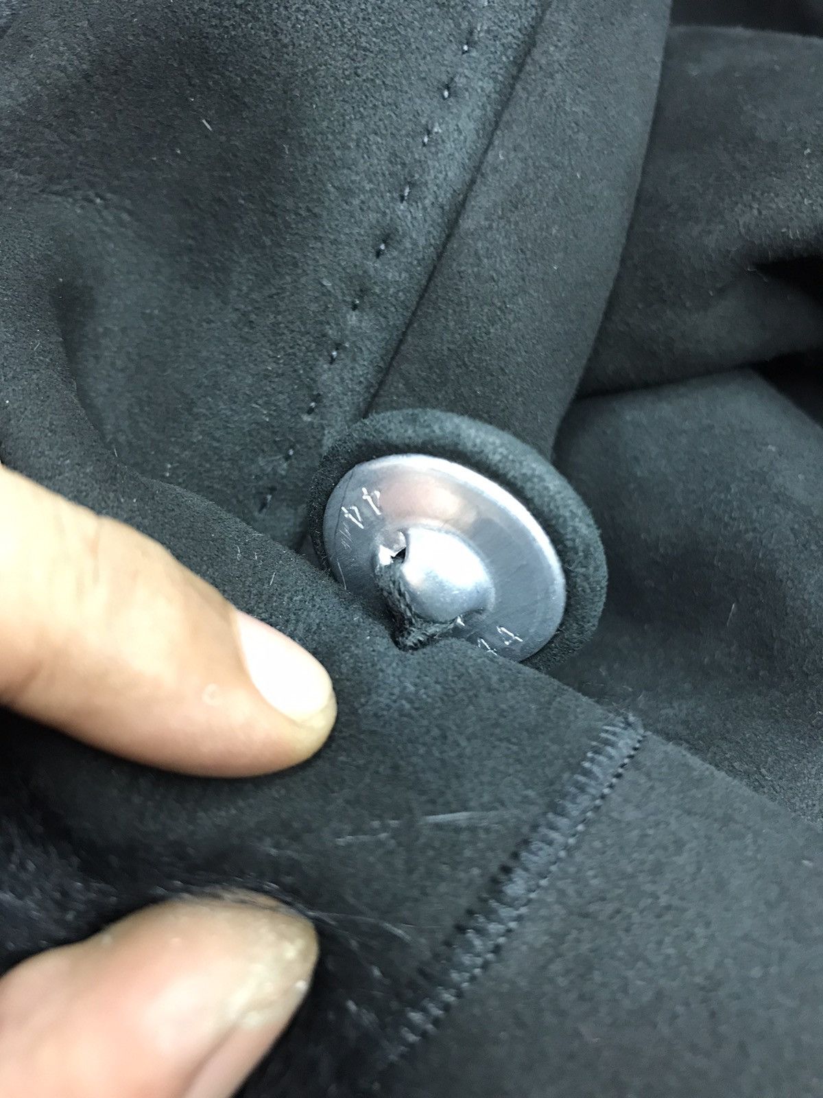 Other 🖤 Black Suede Sheep Shearling Jacket Coat Tuscana Trim Size US M / EU 48-50 / 2 - 16 Thumbnail