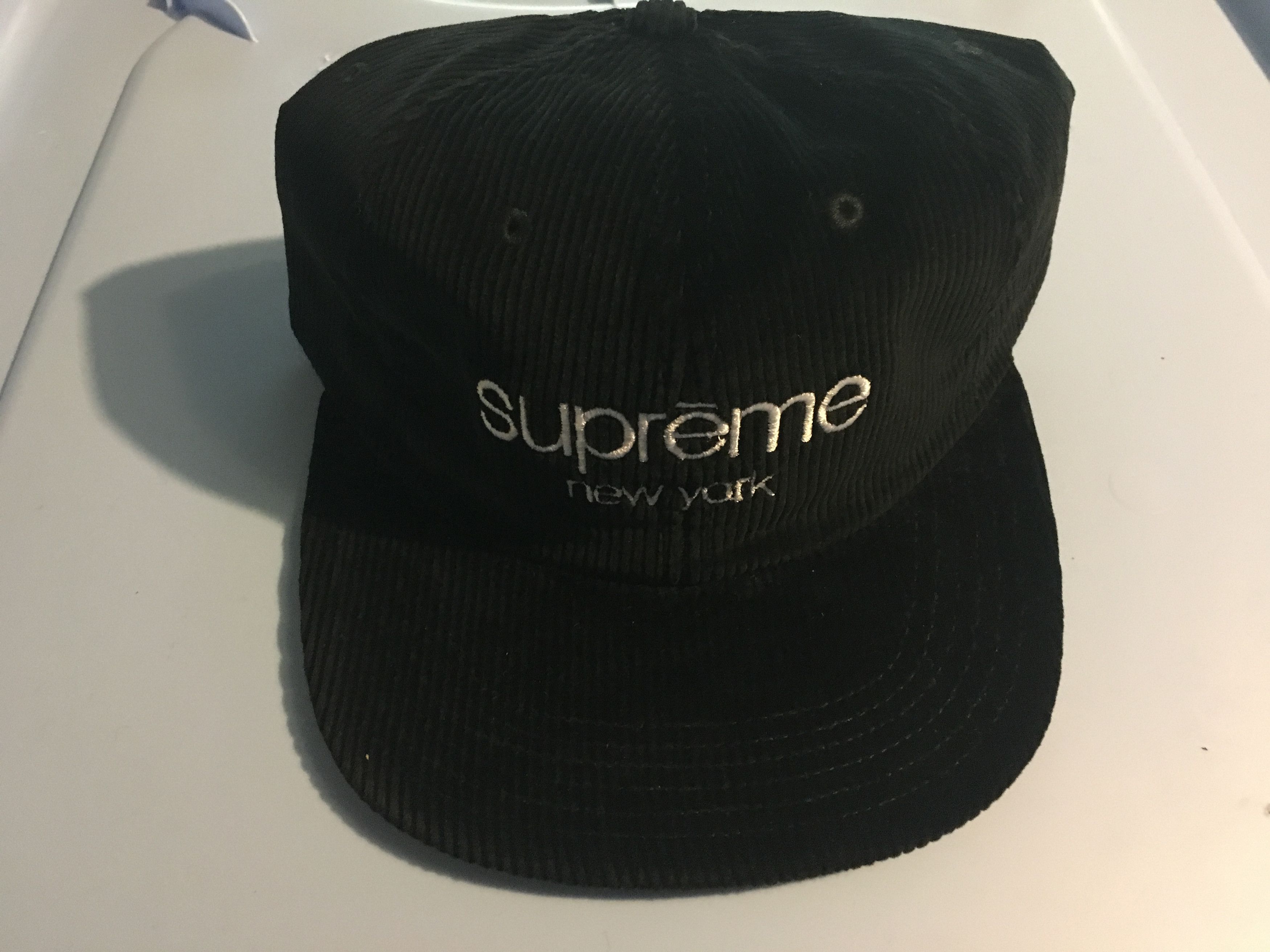 image of Supreme Corduroy Classic Logo Cap, Men's